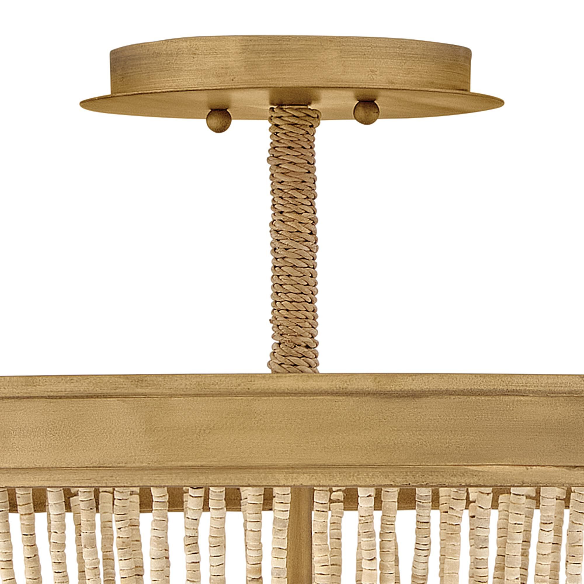 Tula 22 Inch 4 Light Semi Flush Mount,