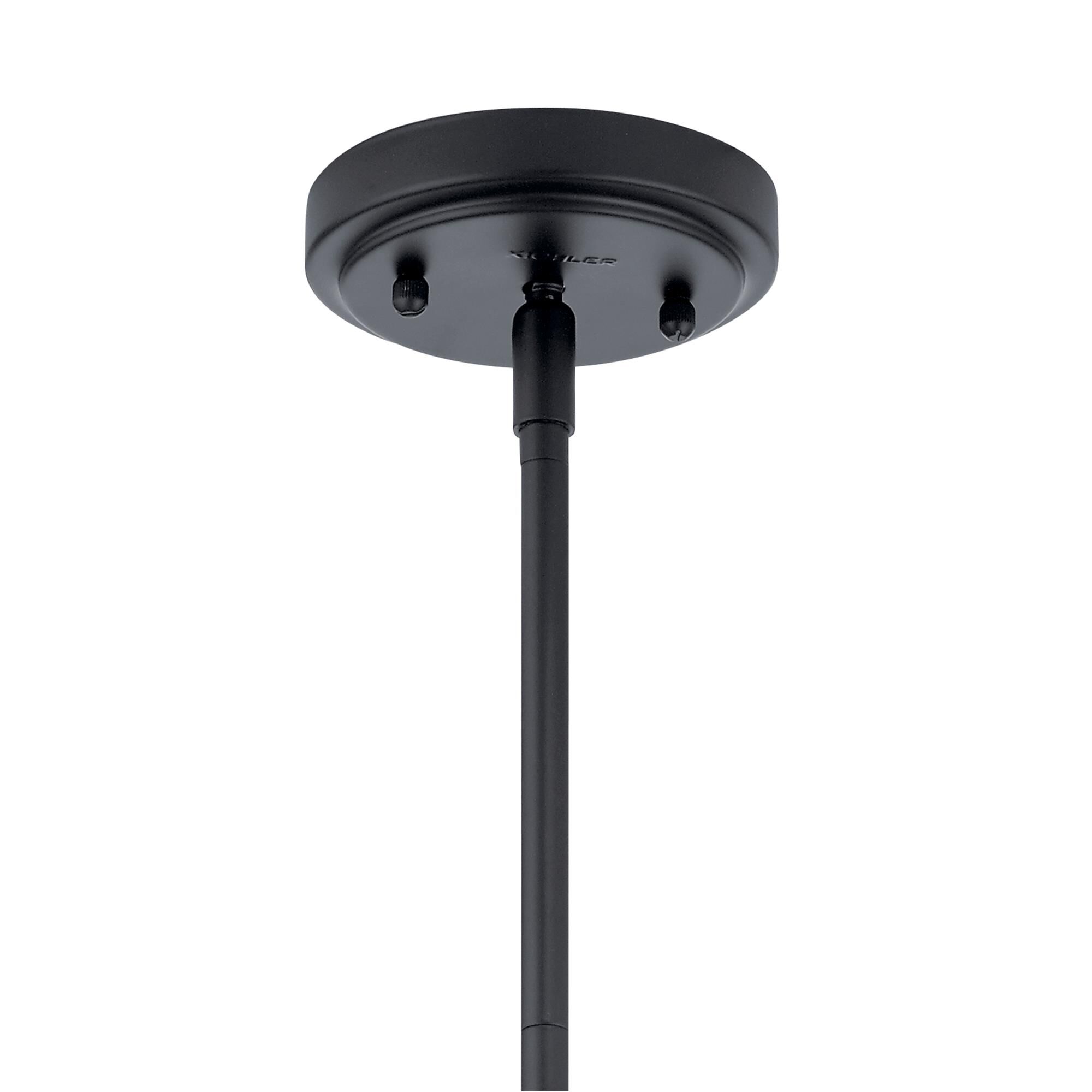 Shown in Black finish and Clear glass