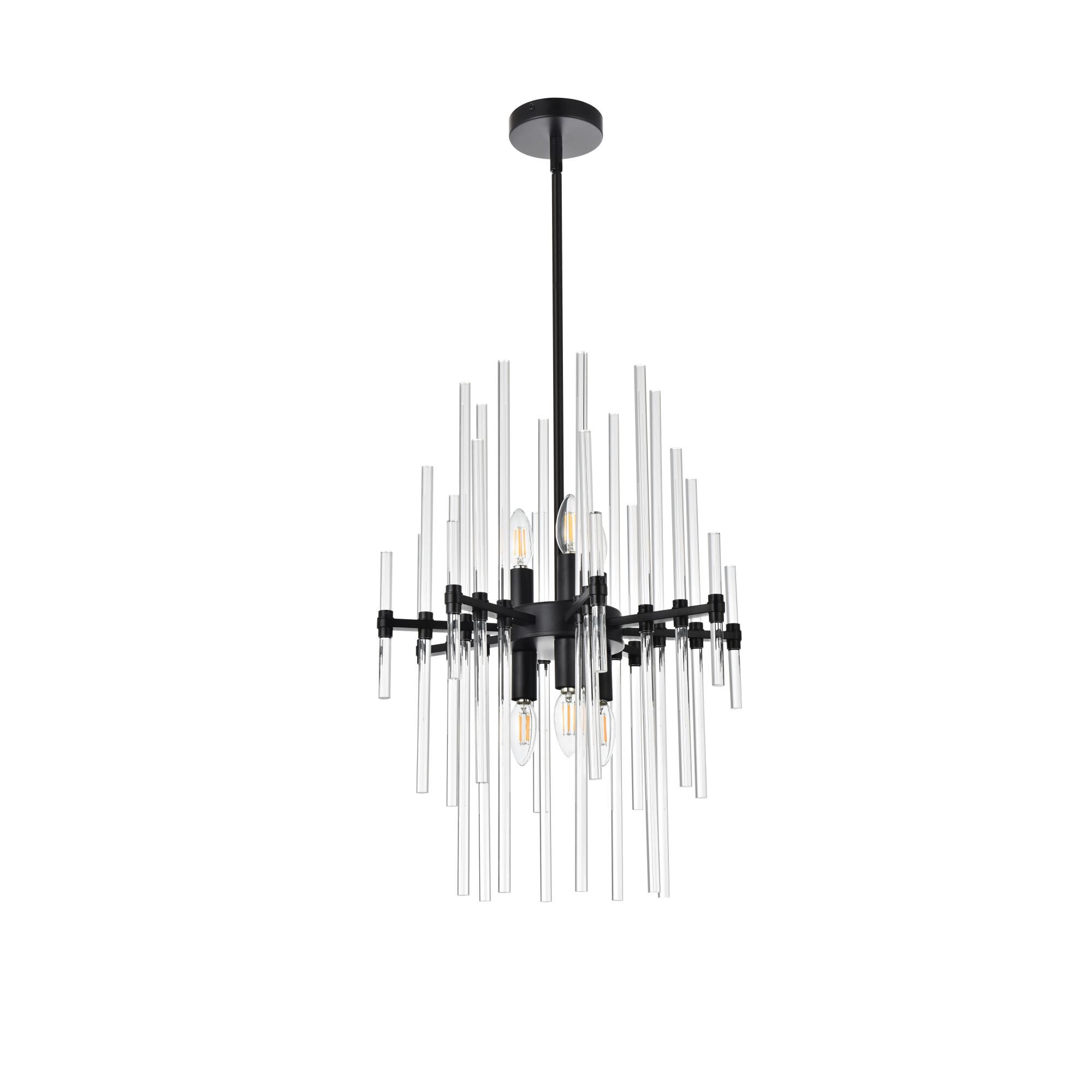 Sienna 17 Inch Large Pendant by Elegant Lighting