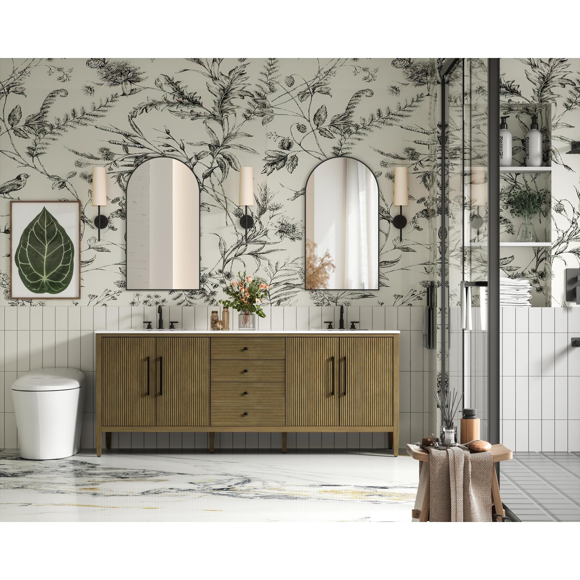 Shown in Hazel Oak finish