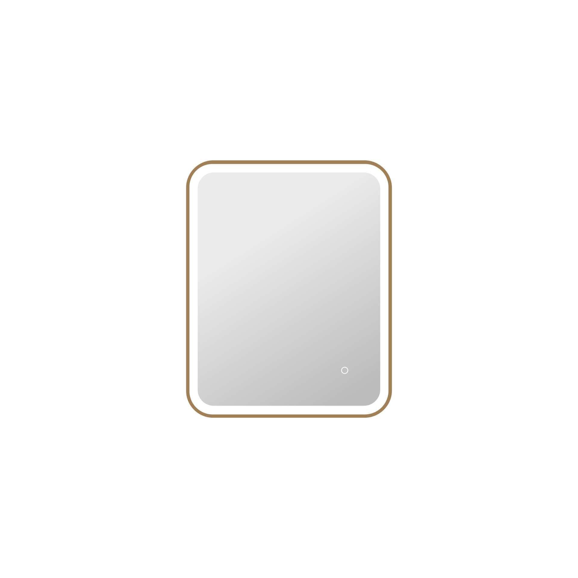 Harmoni 30 Inch Rectangular LED Lighted Mirror by Elegant Decor