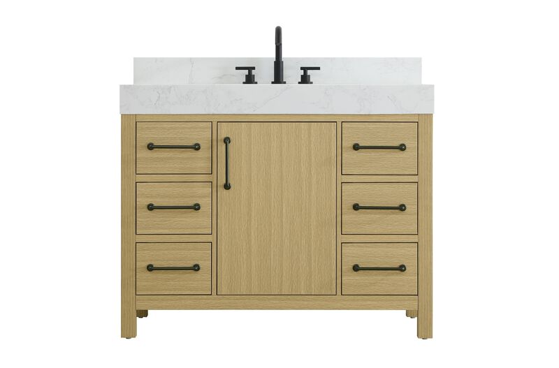 Nathan 42 Inch Bath Vanity by Elegant Dcor