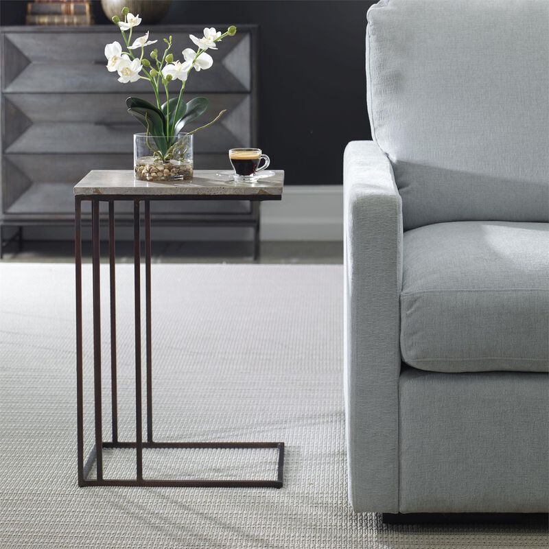 Theodore 16 Inch End Table by Uttermost