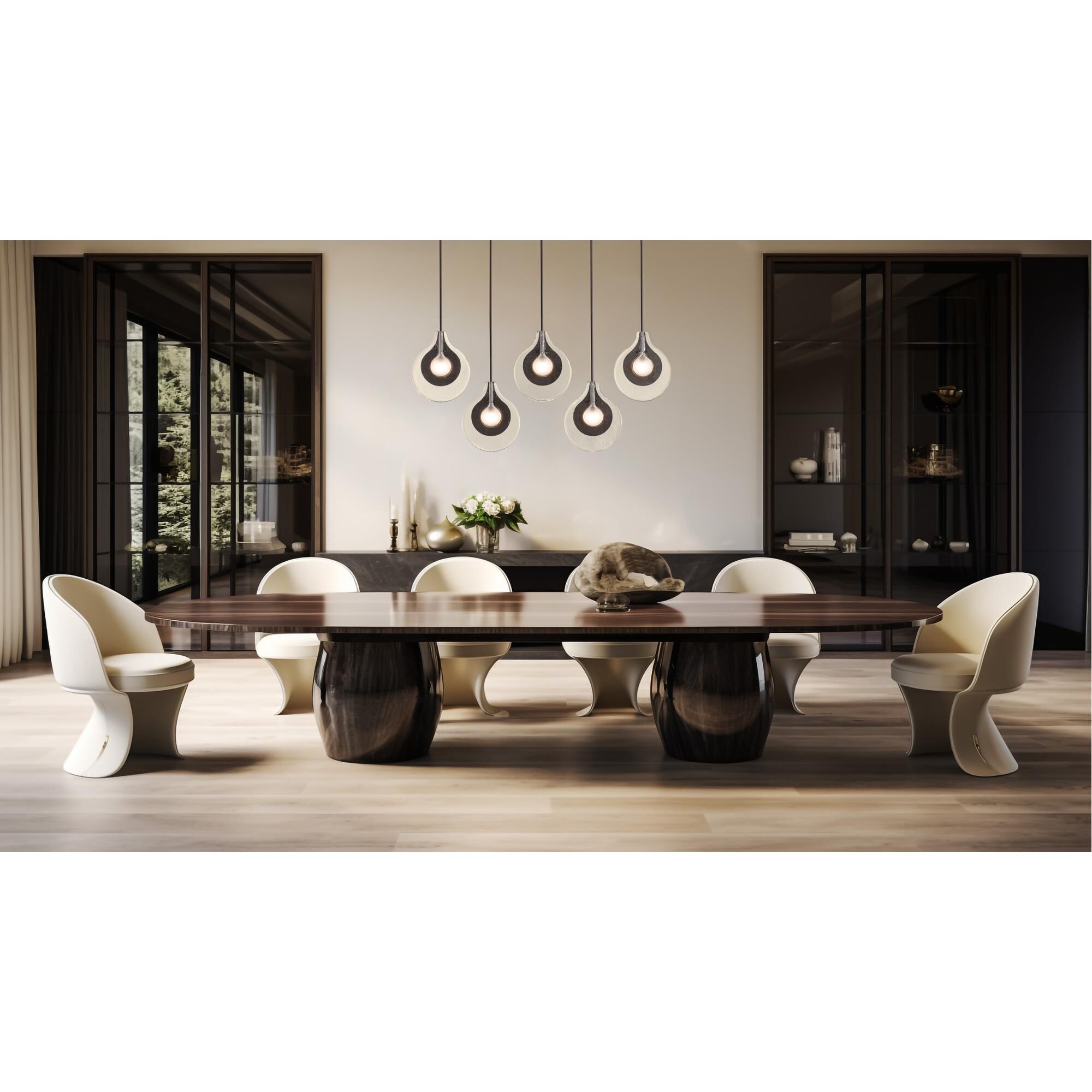 Veneto 53 Inch Linear Suspension Light by Hubbardton Forge