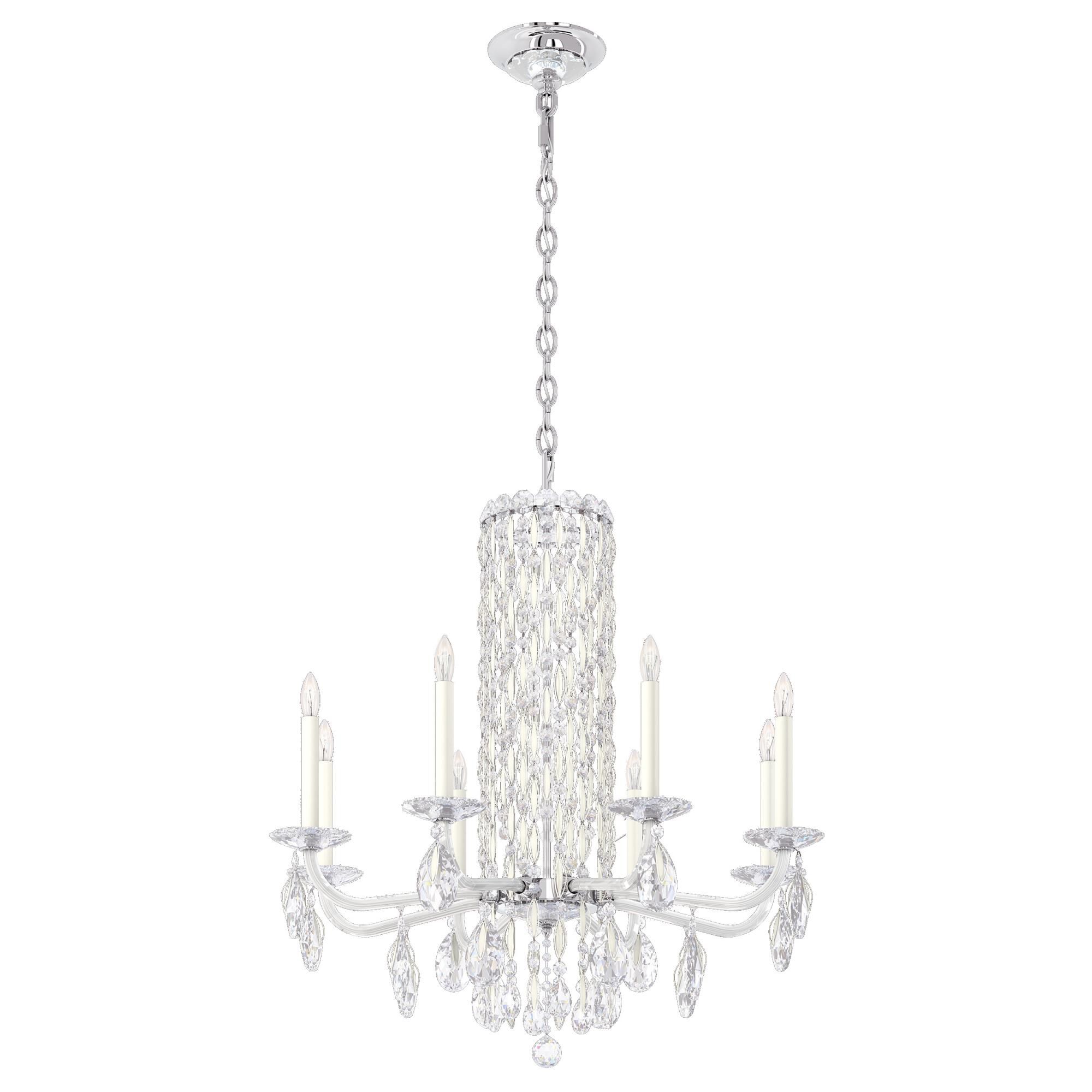 Sarella 30 Inch 8 Light Chandelier by Schonbek