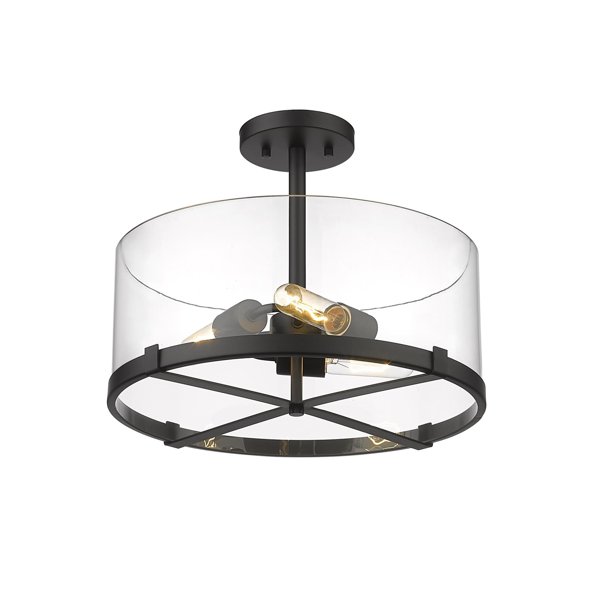 Callista 16 Inch 3 Light Semi Flush Mount by Z-Lite