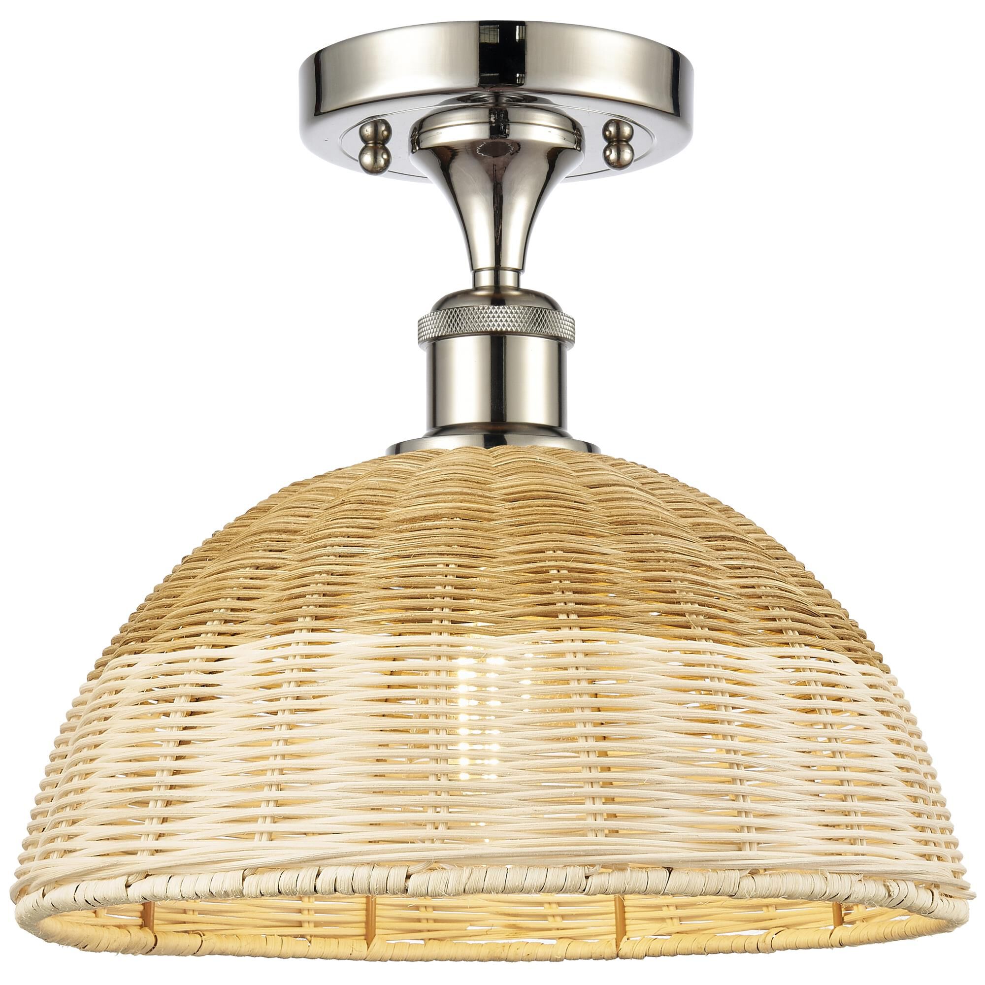Bruno Marashlian Bristol Natural II Semi Flush Mount by Innovations Lighting