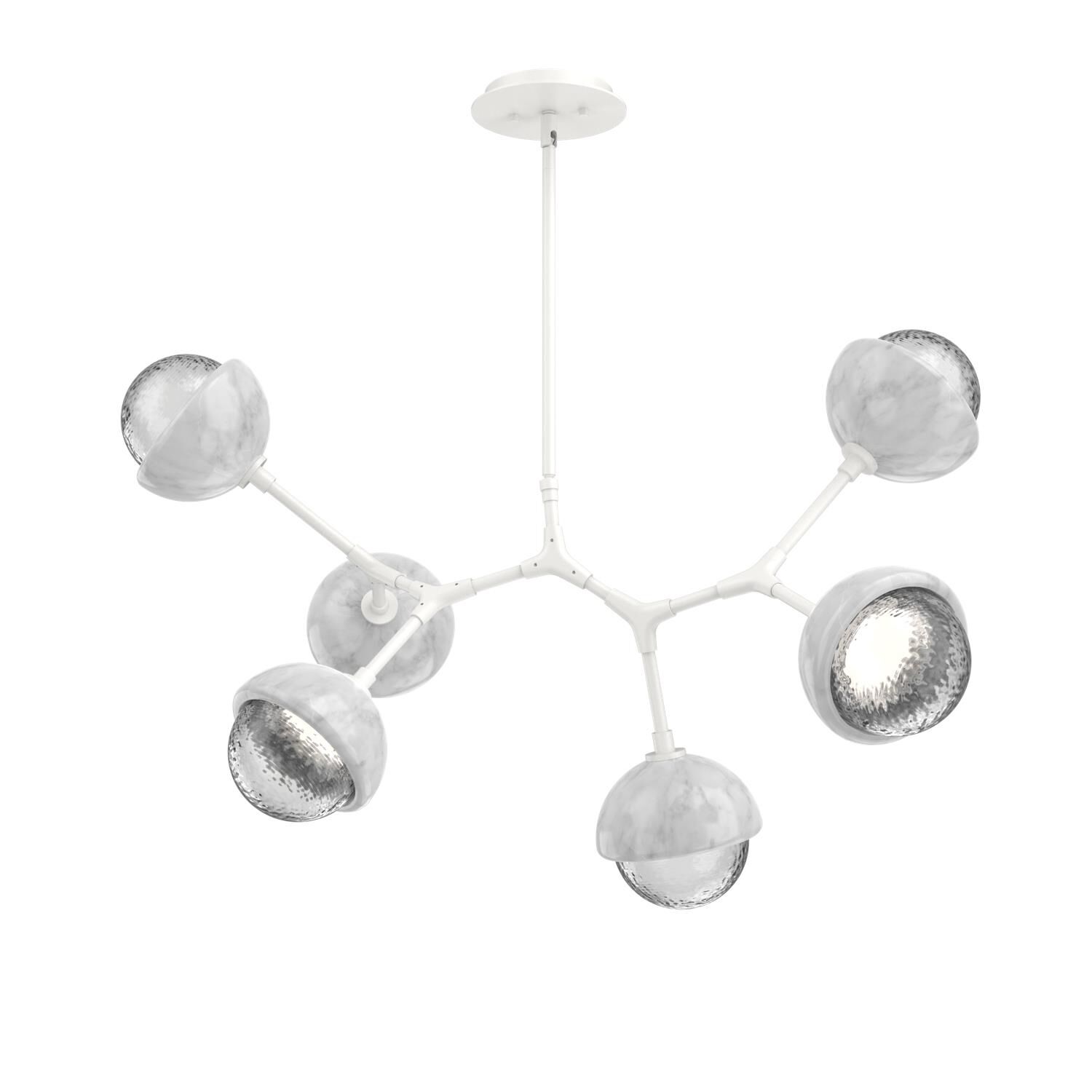 Levi Wilson Cabochon 31 Inch Linear Suspension Light by Hammerton Studio