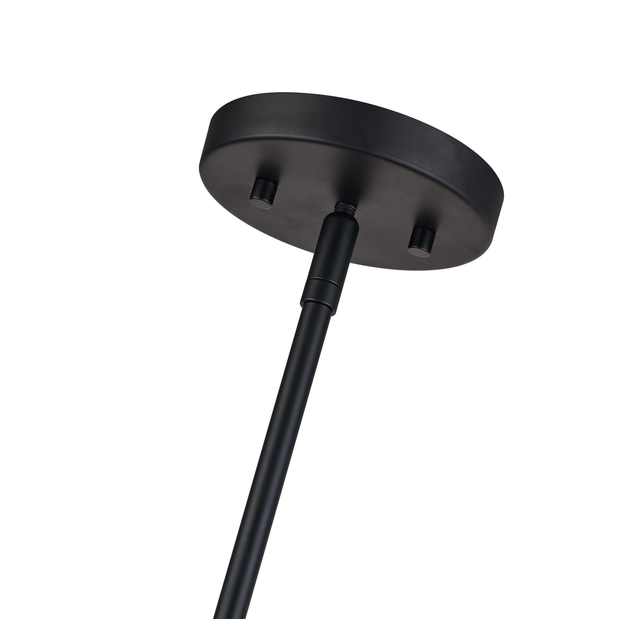 Shown in Black finish and Hand-Woven Parisian Night Color Polyester Rope shade