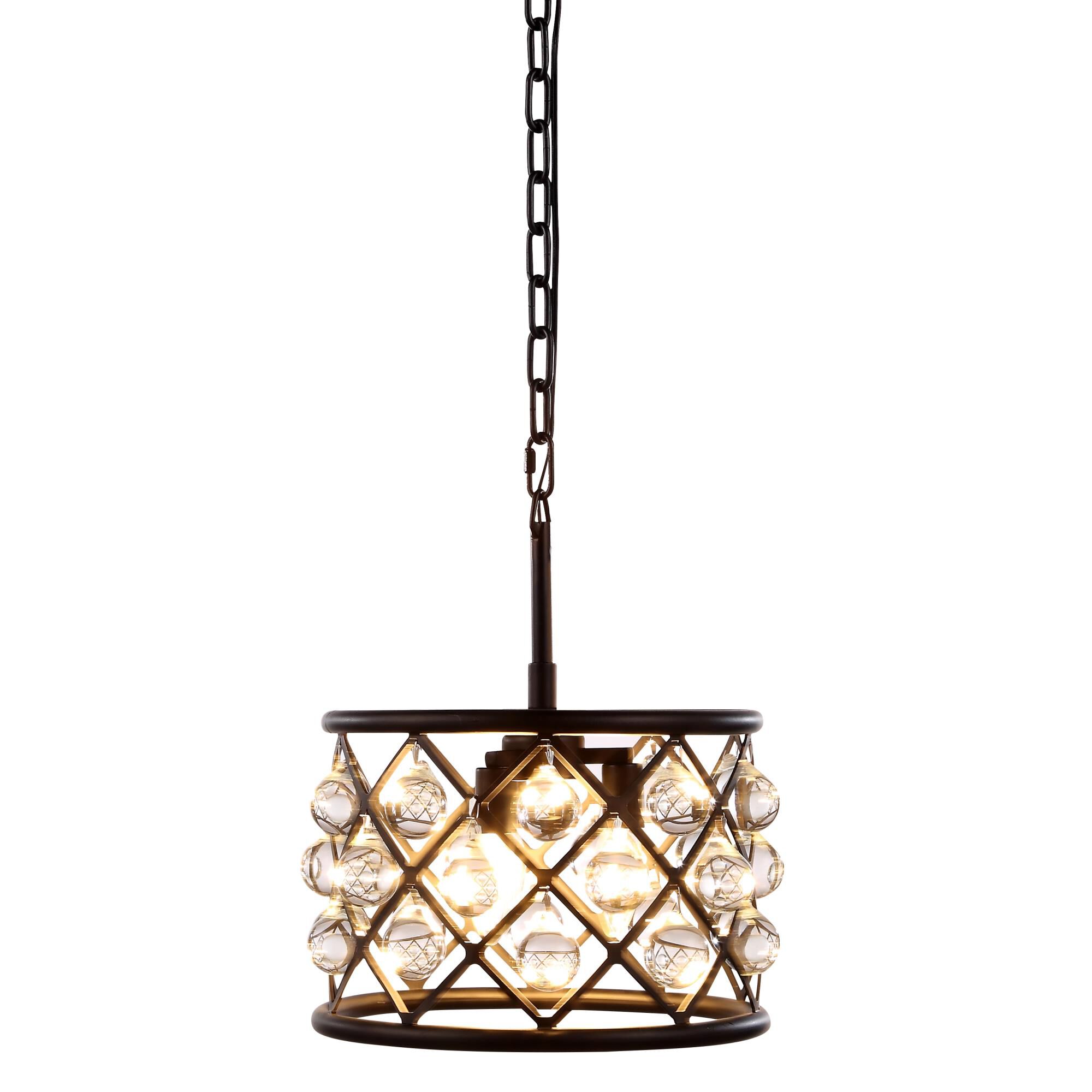 Urban Classic Madison 12 Inch Mini Pendant by Elegant Lighting