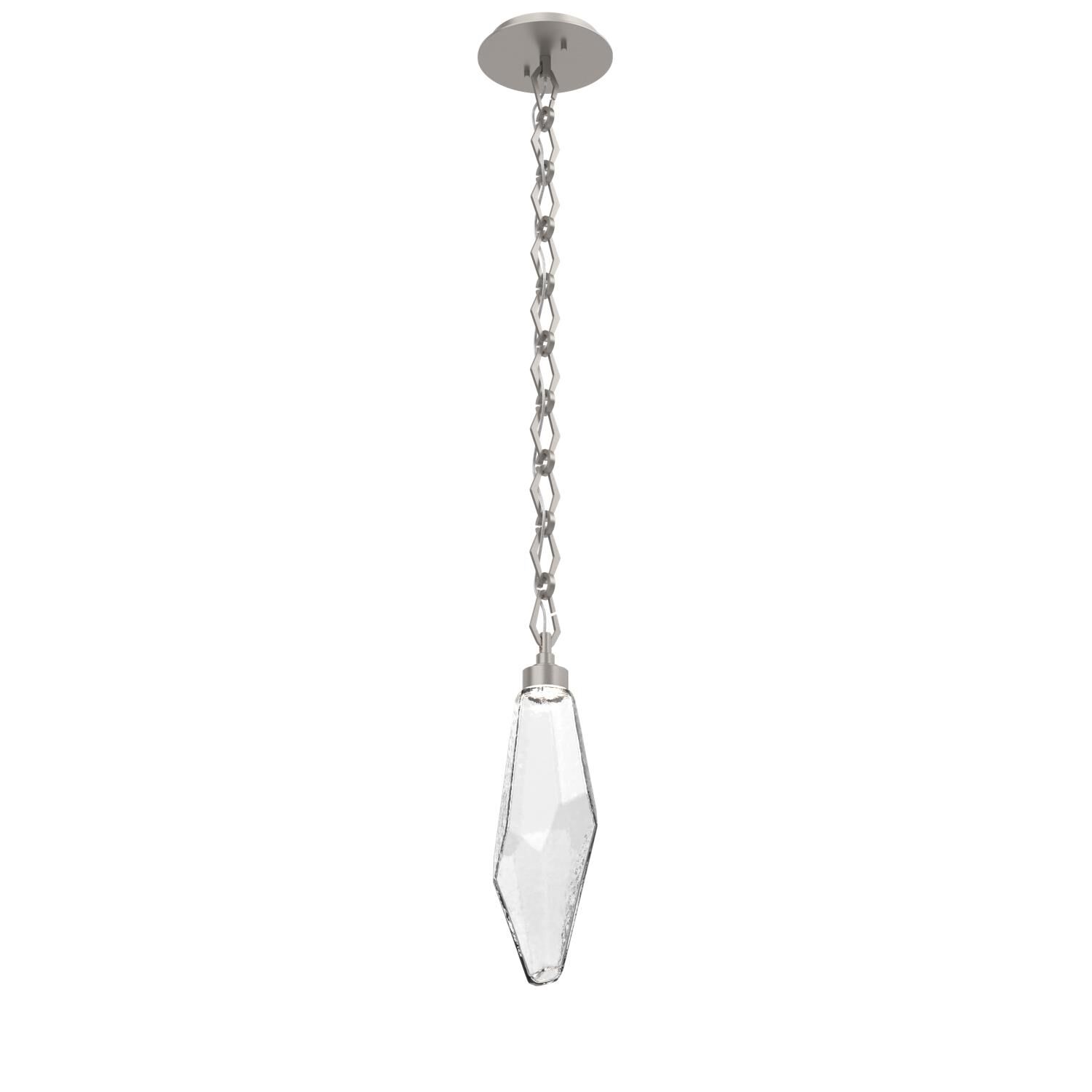 Levi Wilson Rock Crystal 6 Inch Mini Pendant by Hammerton Studio