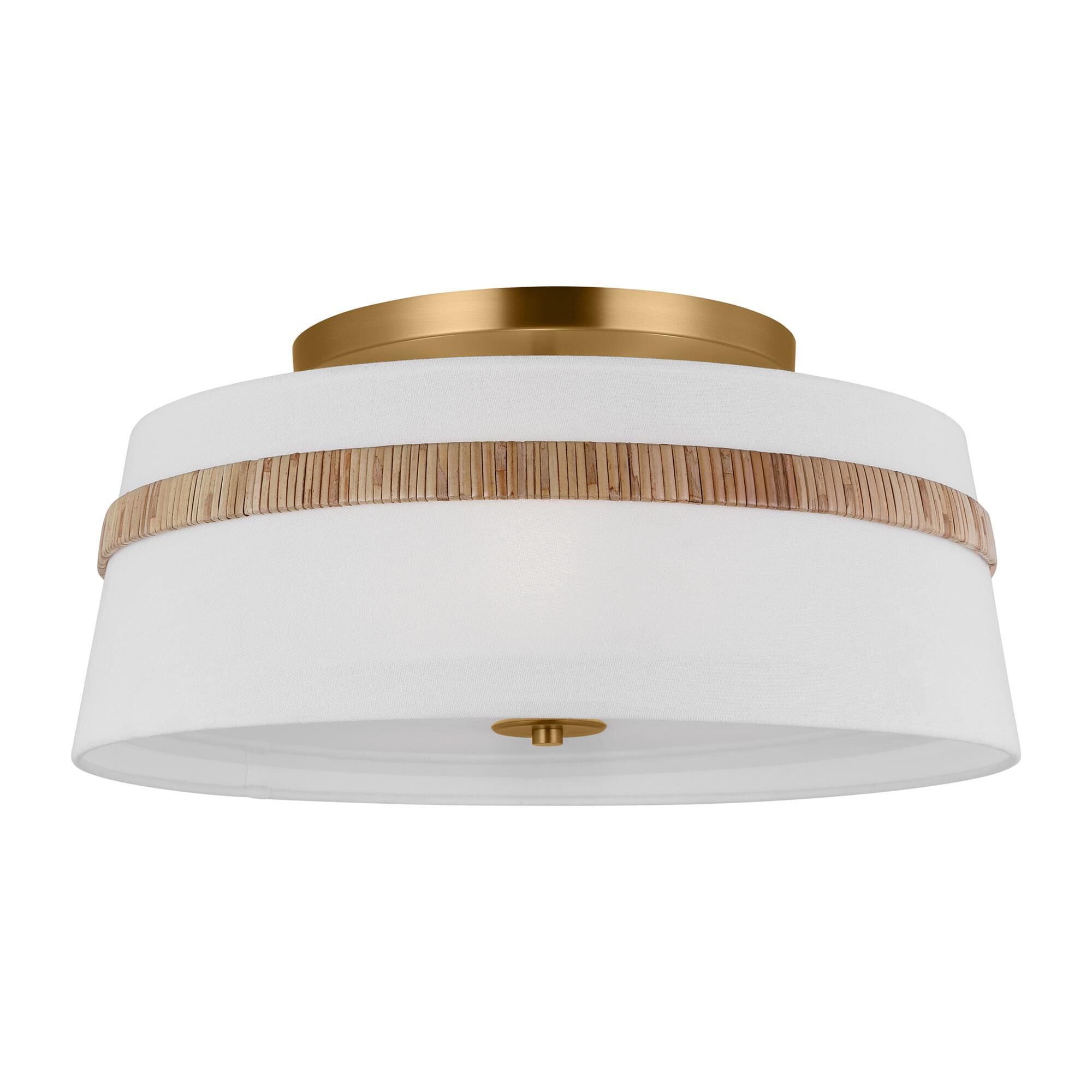 Alexa Hampton Cordtlandt 19 Inch 3 Light Semi Flush Mount,