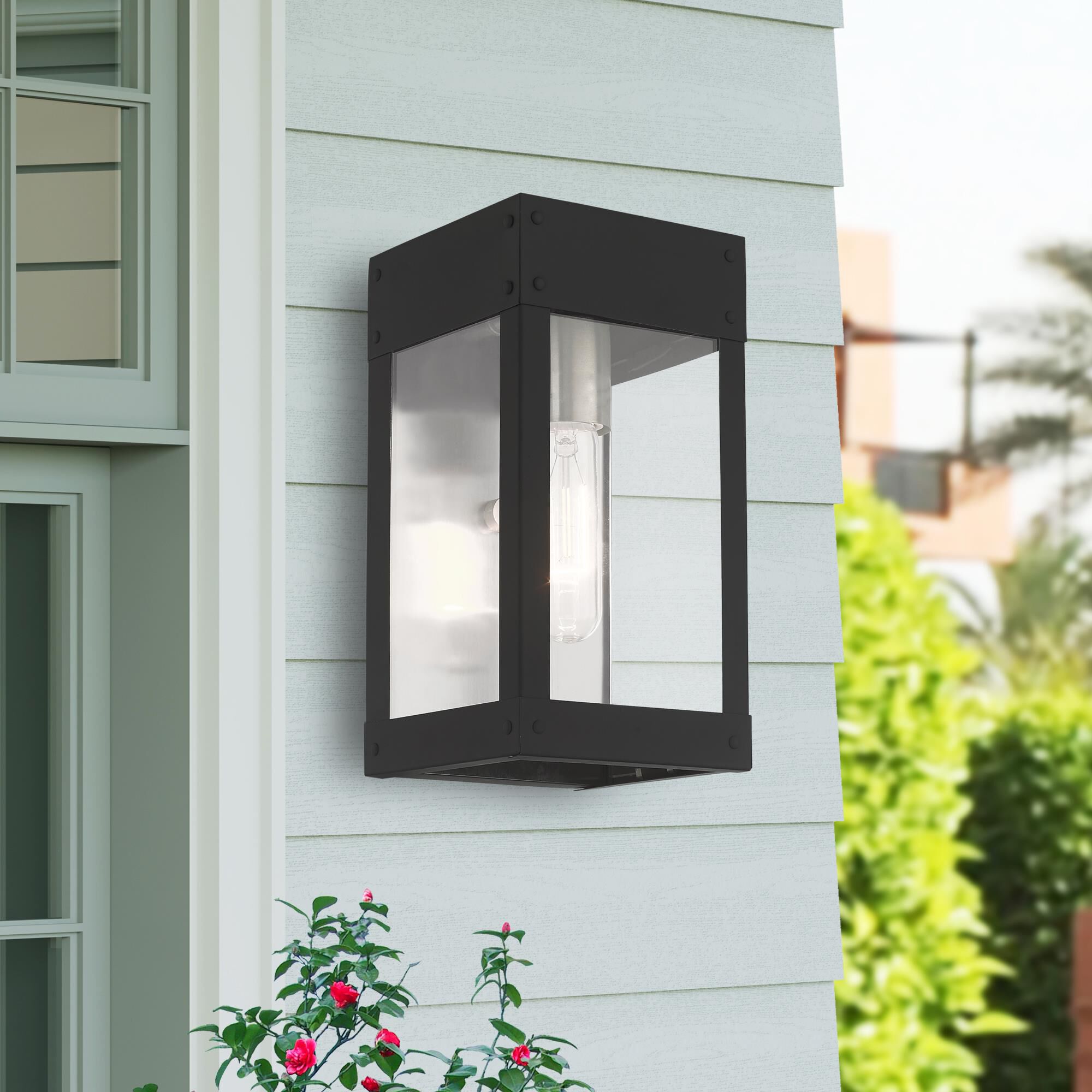 Livex Lighting Barrett 9 Inch Tall Outdoor Wall Light