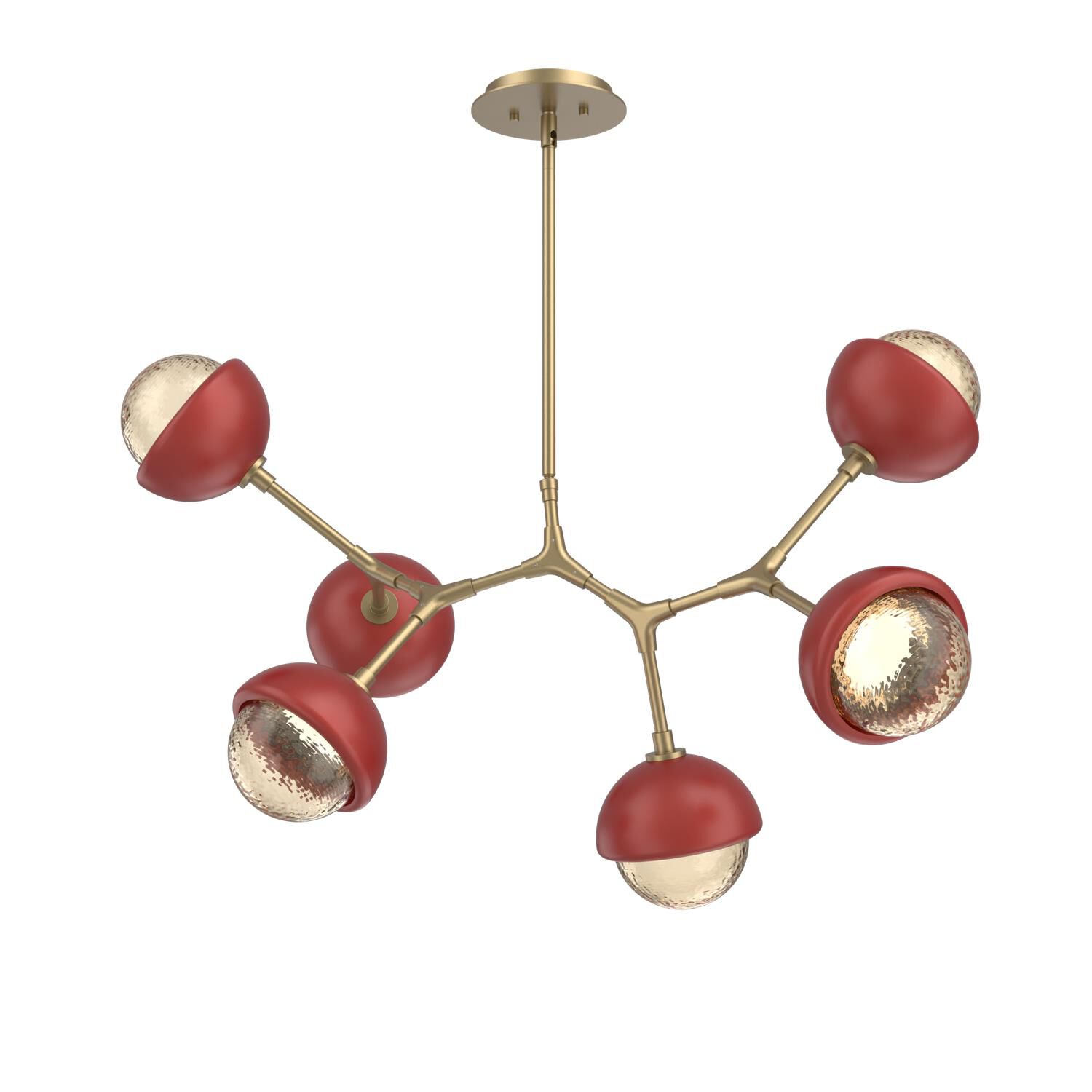 Levi Wilson Cabochon 31 Inch Linear Suspension Light by Hammerton Studio