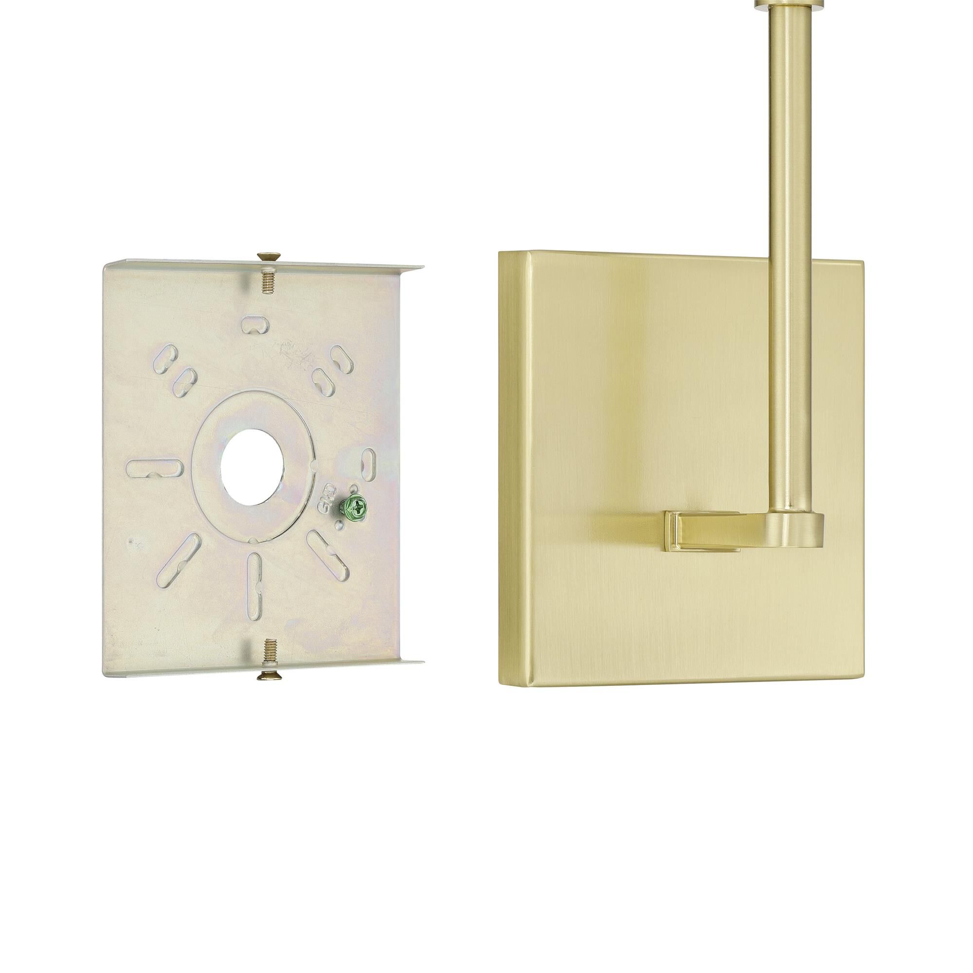 Shown in Brushed Gold finish