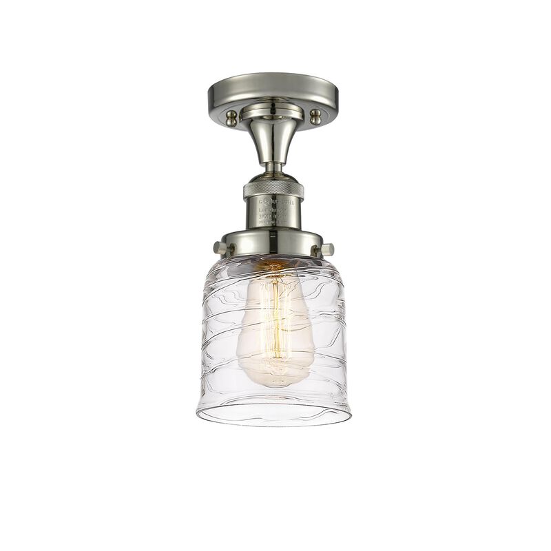 Bruno Marashlian Small Bell 5 Inch 1 Light Semi Flush Mount by Innovations Lighting