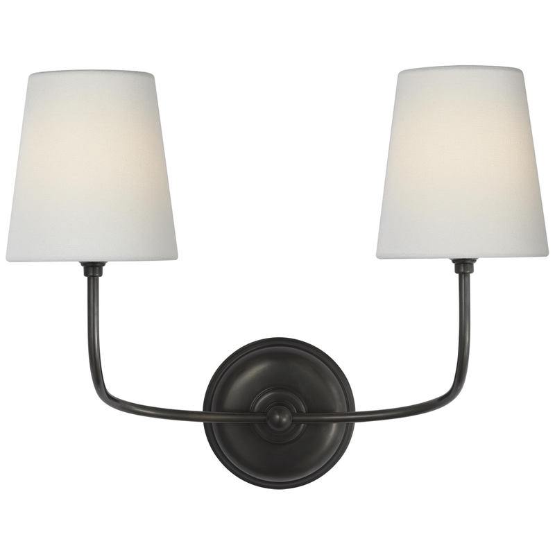 Thomas O'Brien Vendome 16 Inch Cordless Double Sconce by Visual Comfort Signature