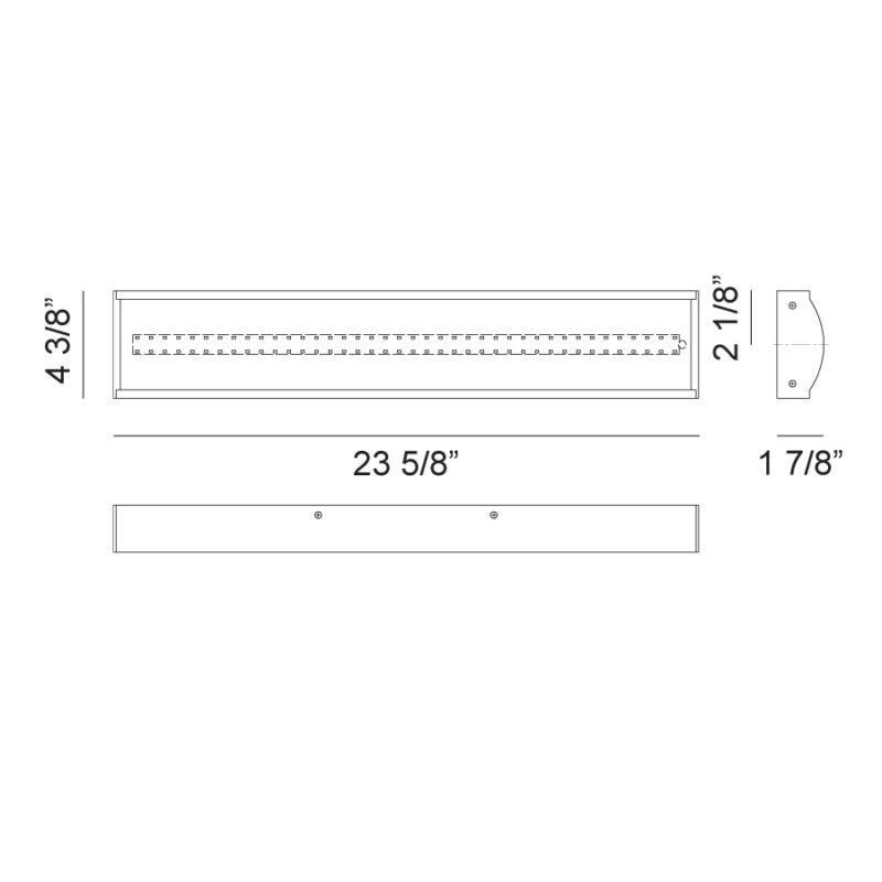Matteo Lighting Semmie 23 Inch LED Wall Sconce