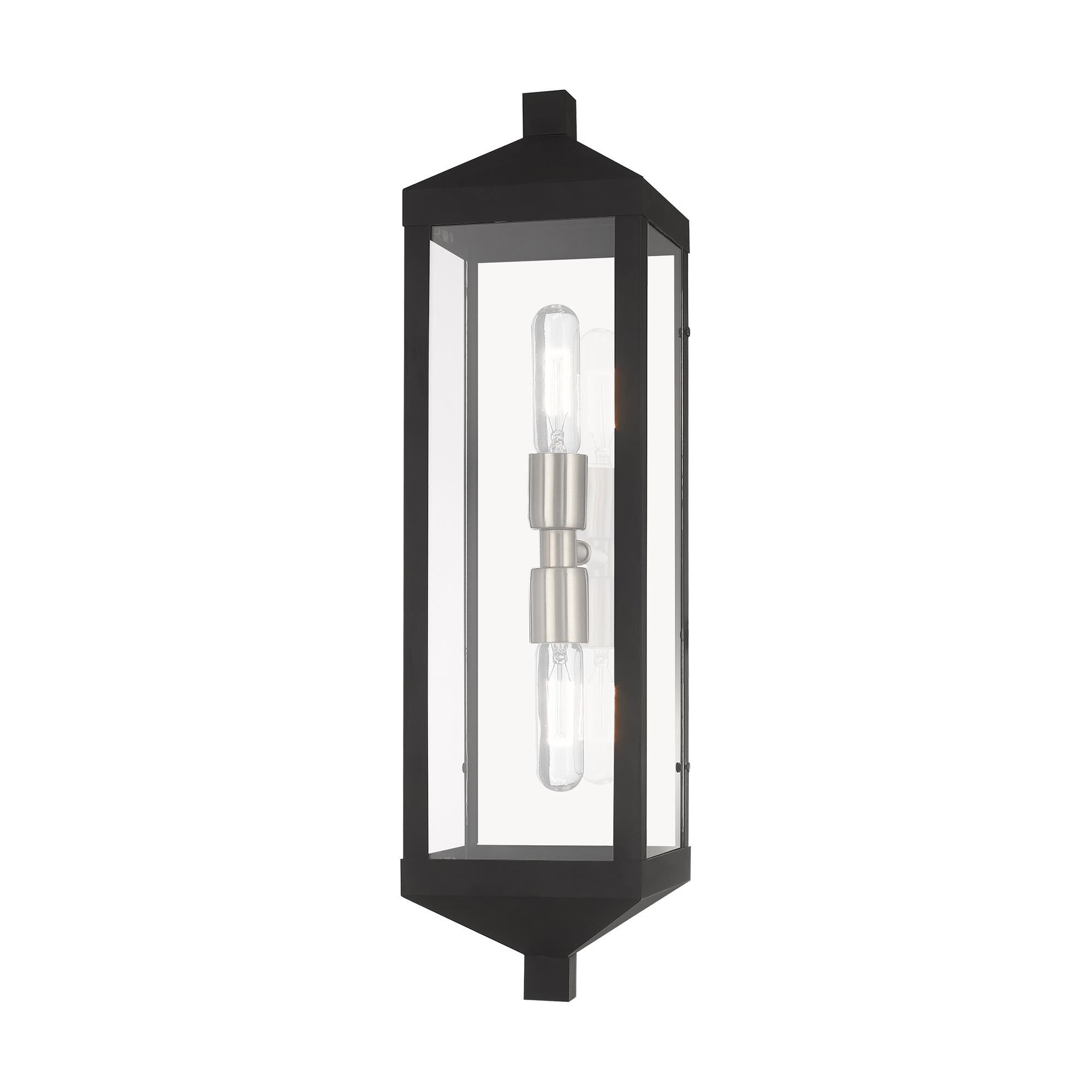 Nyack 24 Inch Tall 2 Light Outdoor Wall Light by Livex Lighting