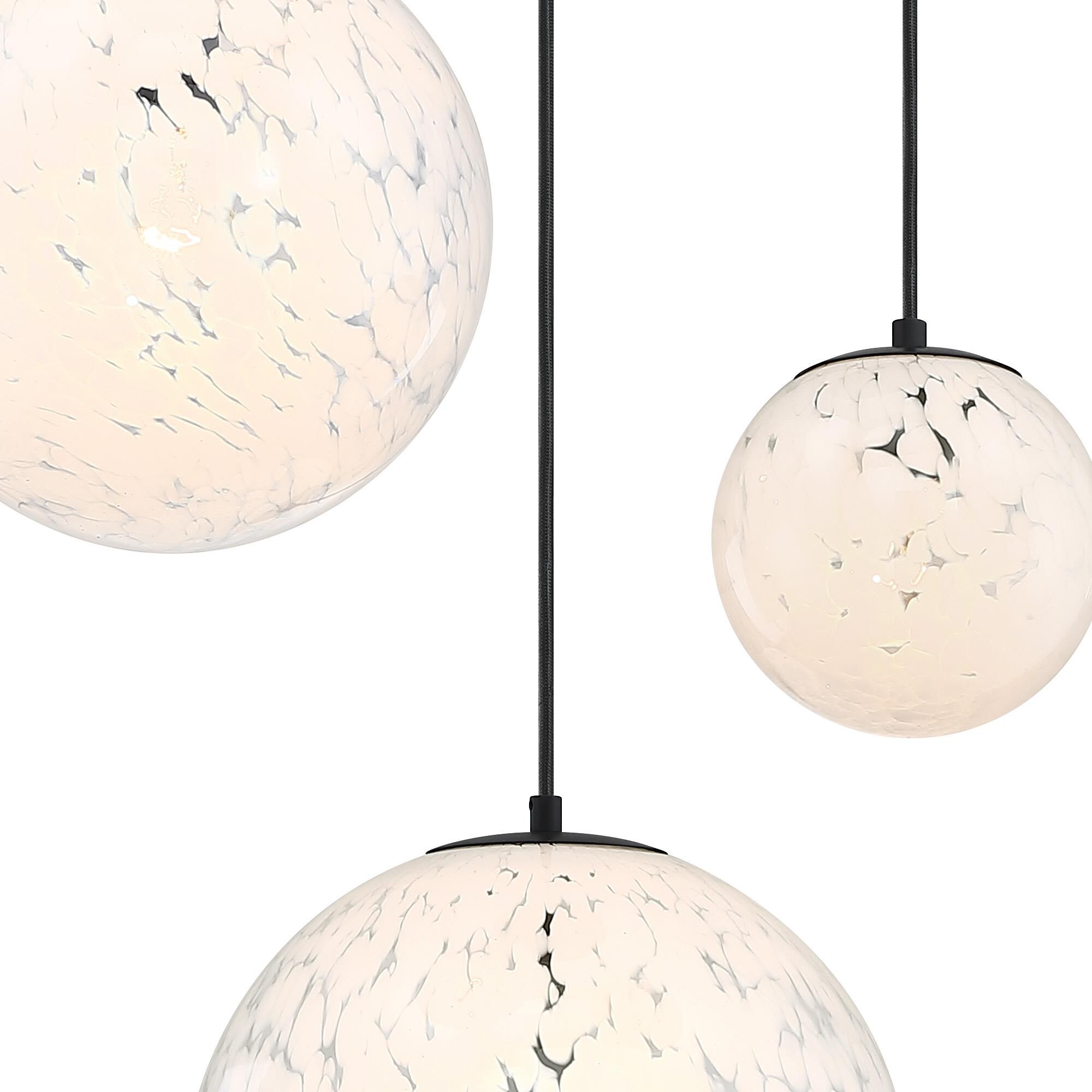 Shown in Matte Black finish and White Art shade