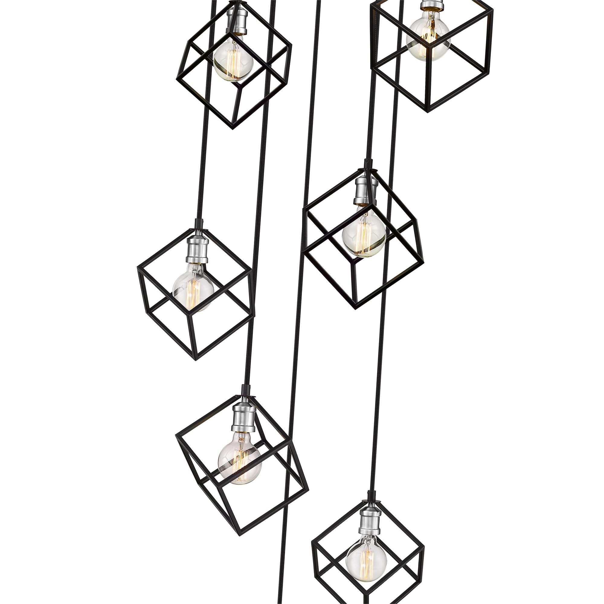 Vertical 23 Inch 7 Light Chandelier by Z-Lite