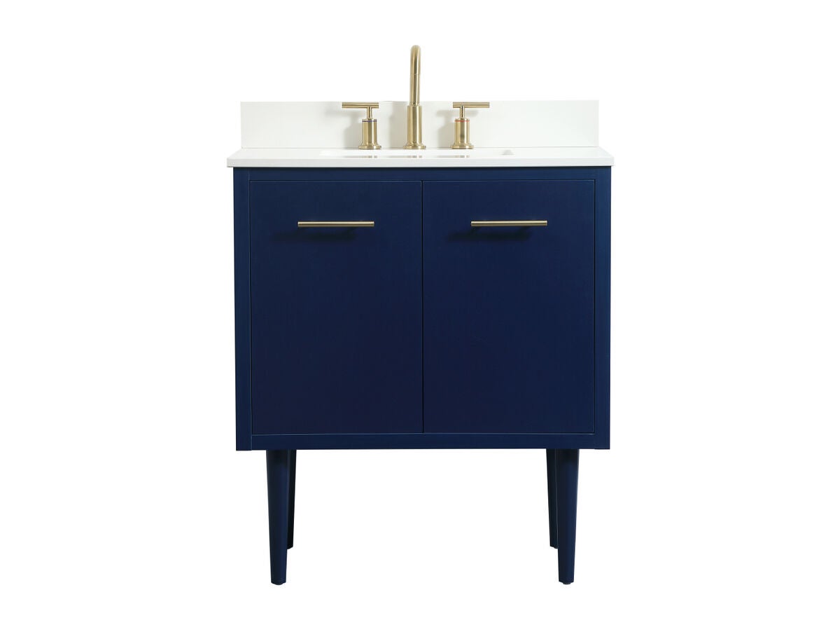 Shown in Blue finish