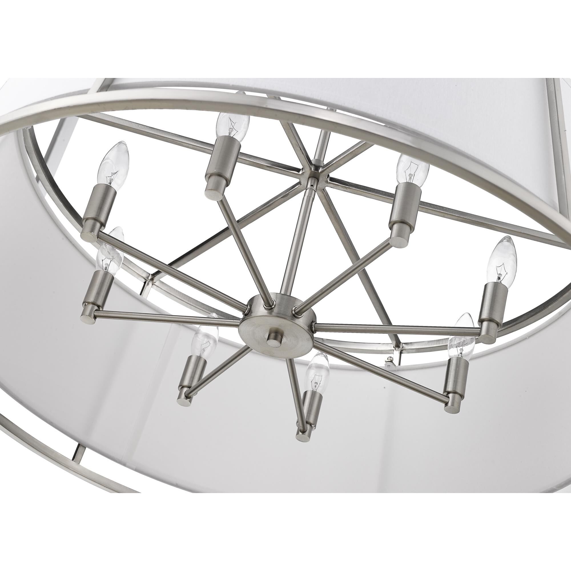 Lenyx Pendant 32 Inch 8 Light Chandelier by Z-Lite