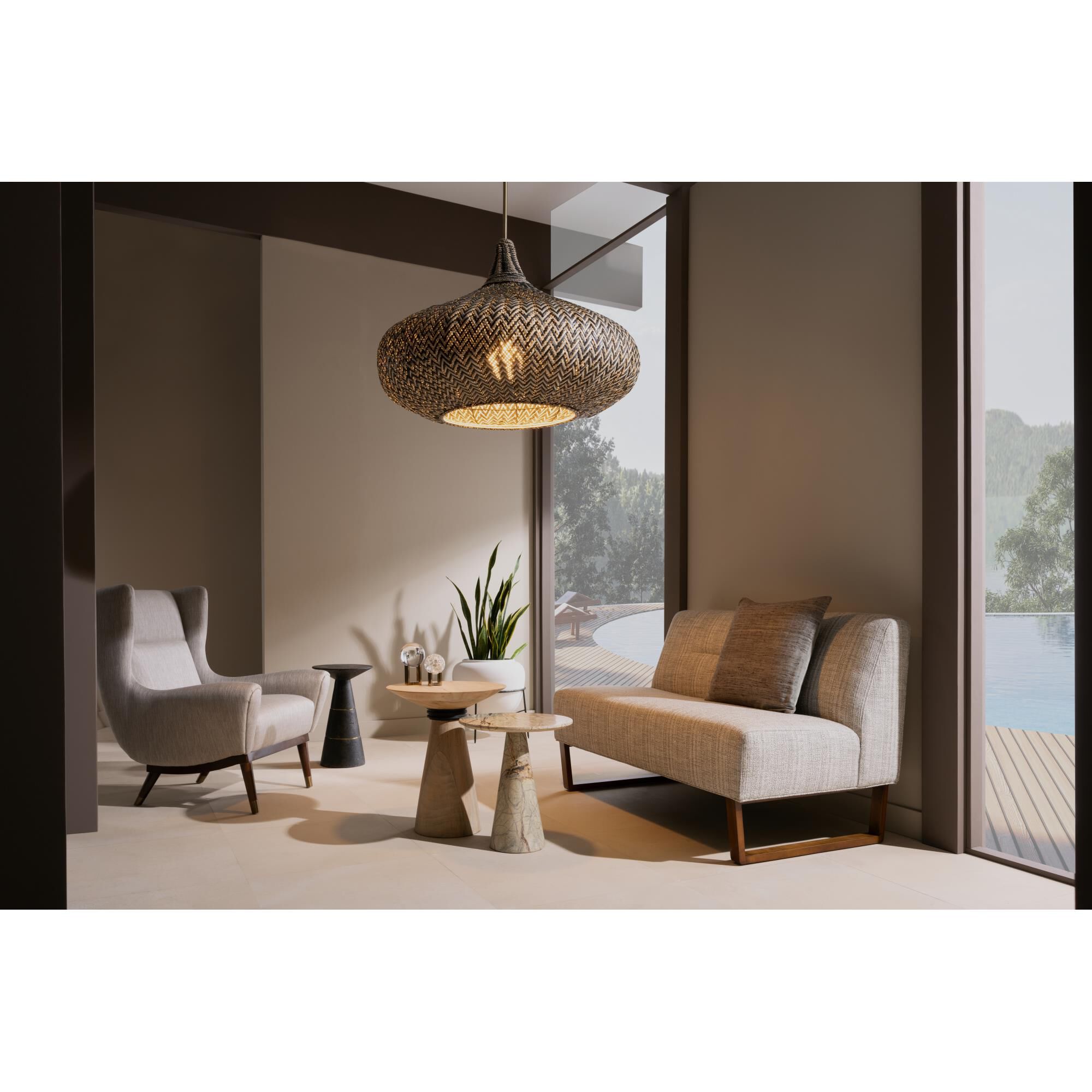 Shown in Black finish