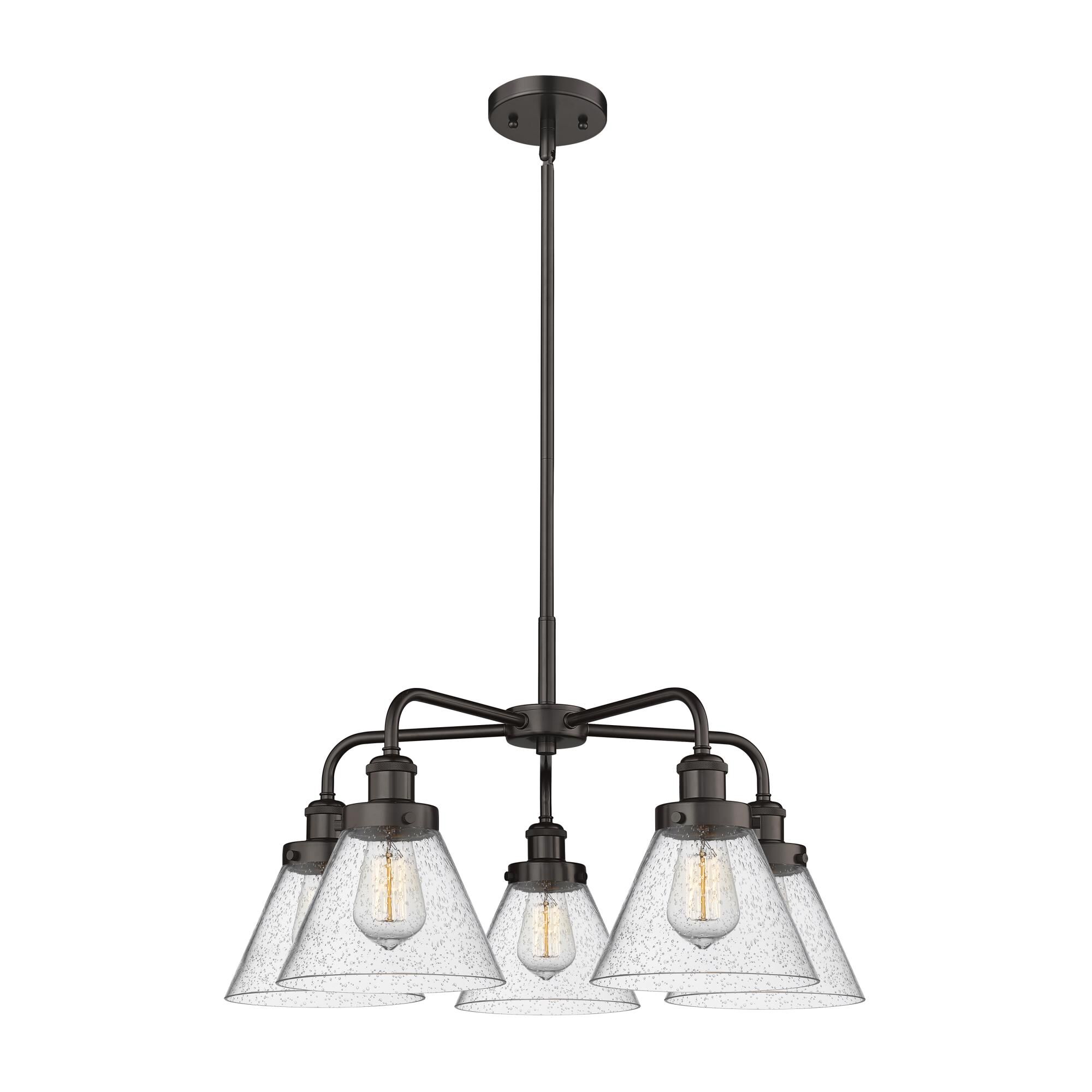 Bruno Marashlian Cone 25 Inch 5 Light Chandelier by Innovations Lighting