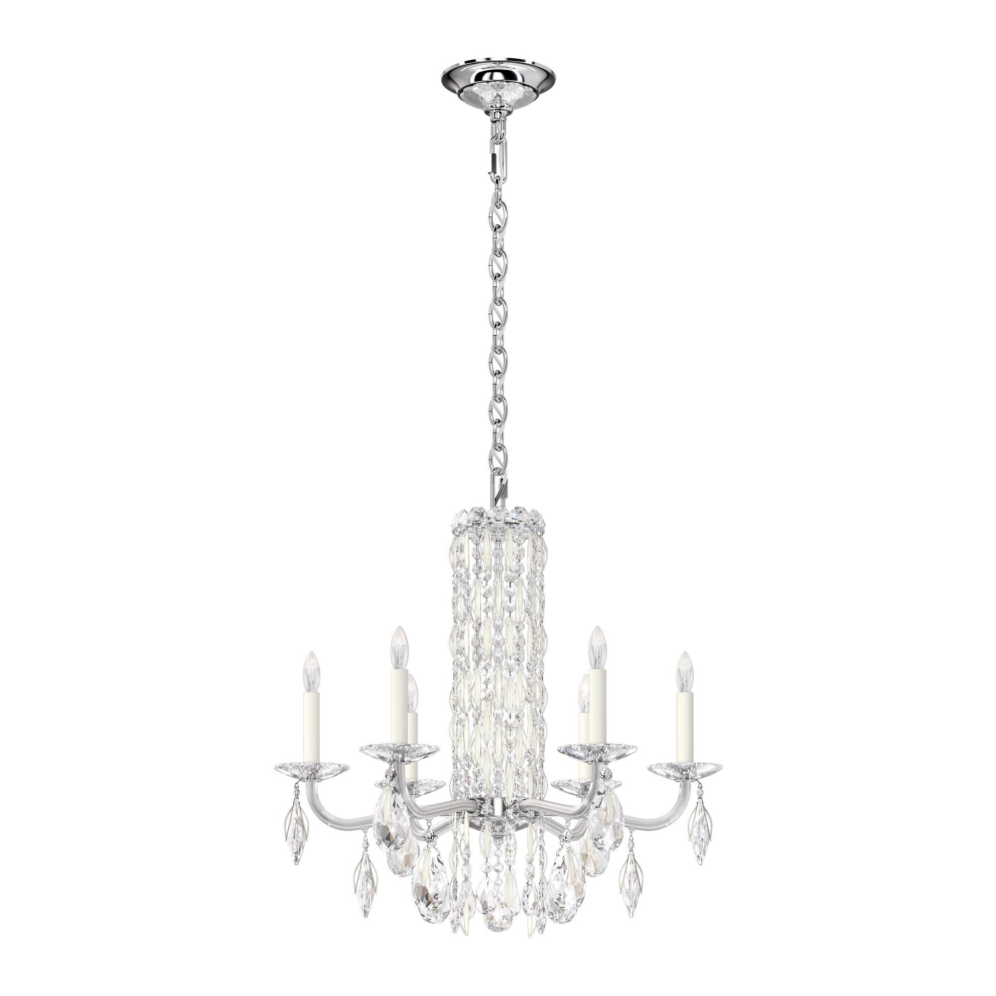 Sarella 24 Inch 6 Light Chandelier by Schonbek