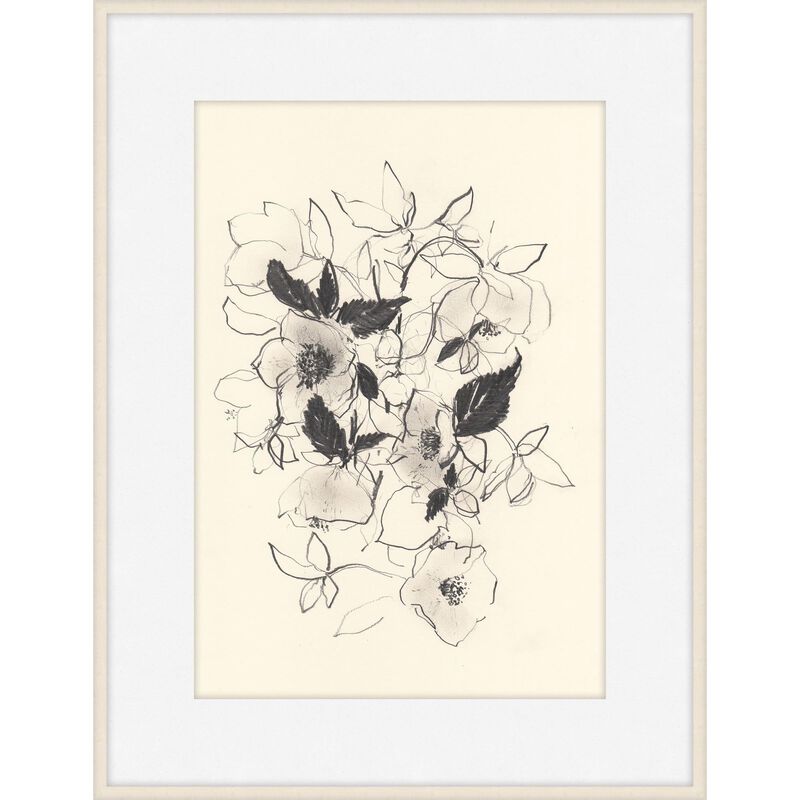 Morning Hellebores Print by LEVEL57