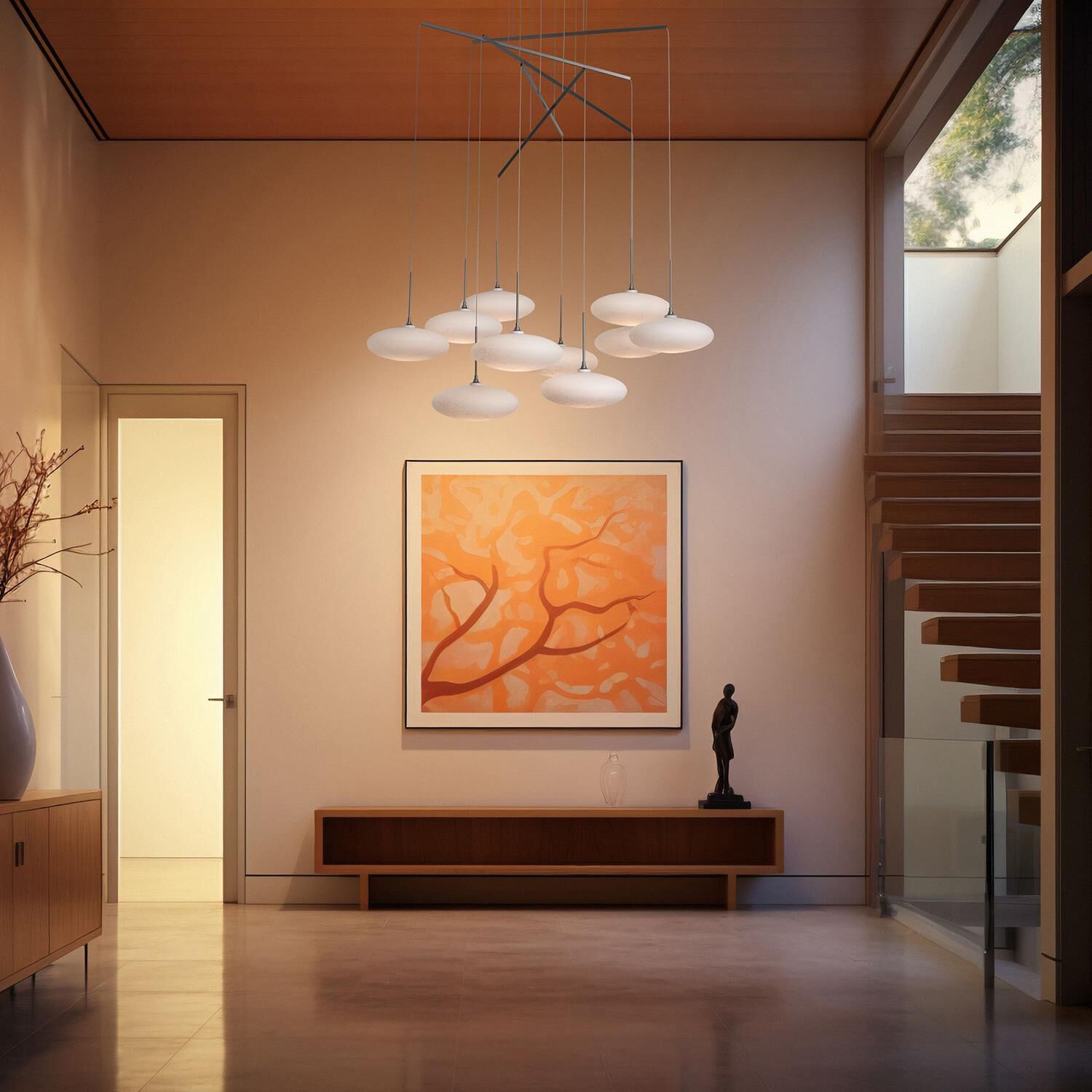 Clouds Multi Light Pendant by Hubbardton Forge