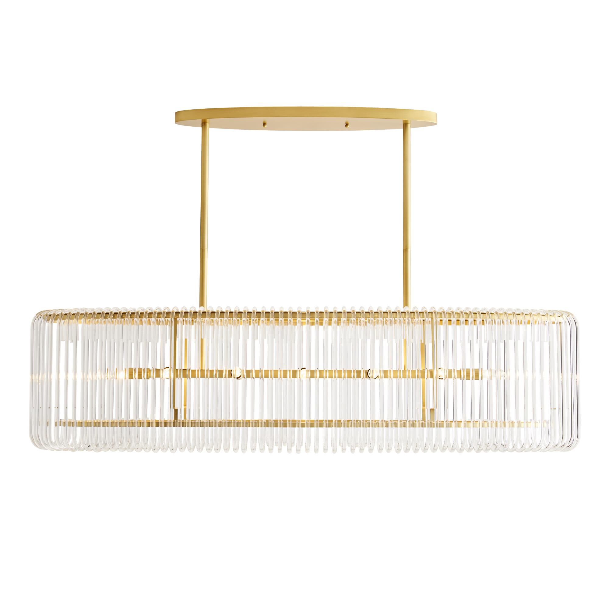 Chandler 50 Inch 12 Light Linear Suspension Light by Arteriors Home