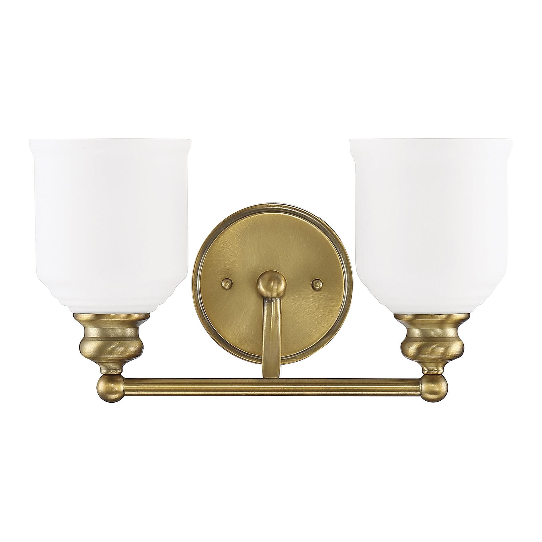 Melrose 14 Inch 2 Light Bath Vanity Light by Savoy House