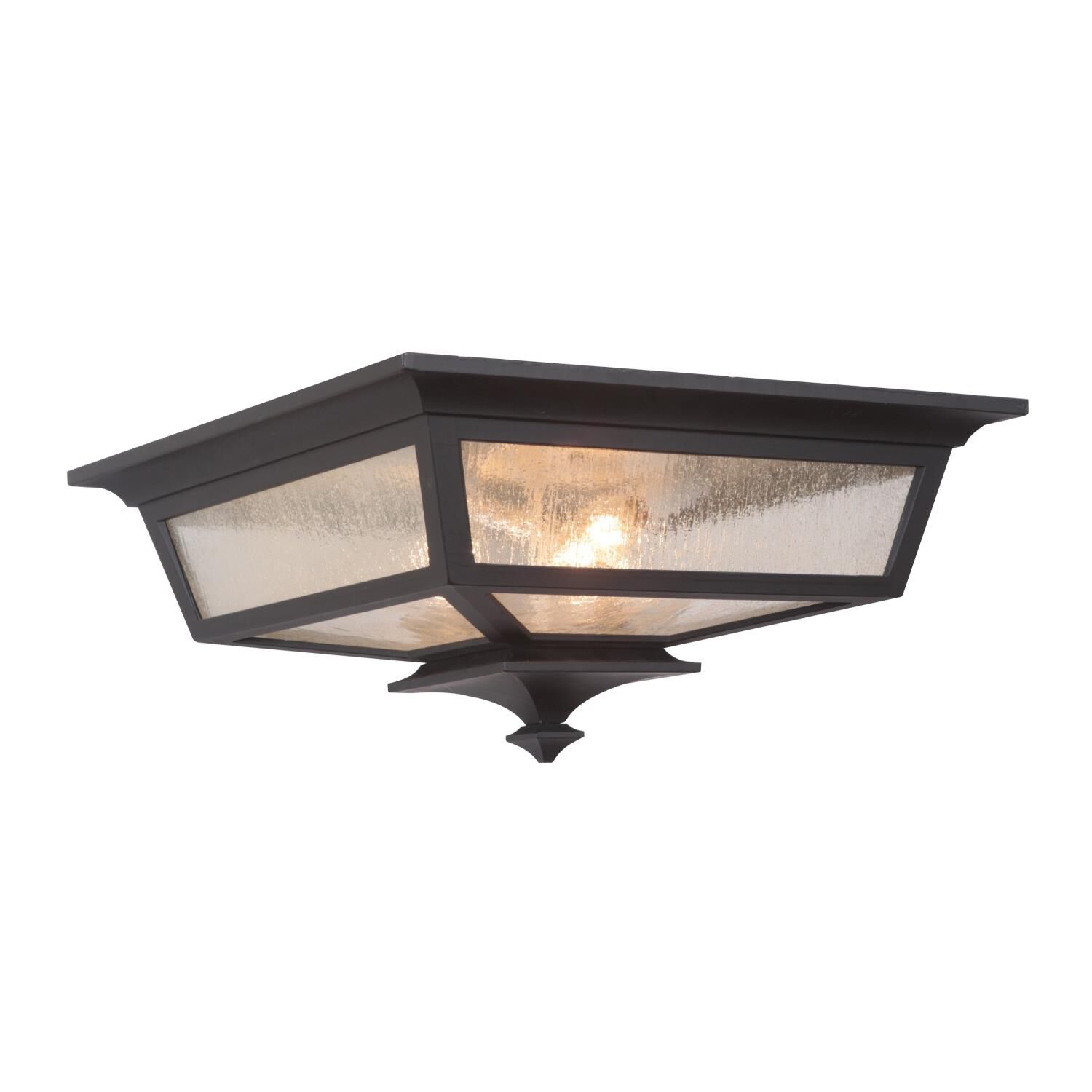 Argent Ii 14 Inch 3 Light Outdoor Flush Mount by Craftmade