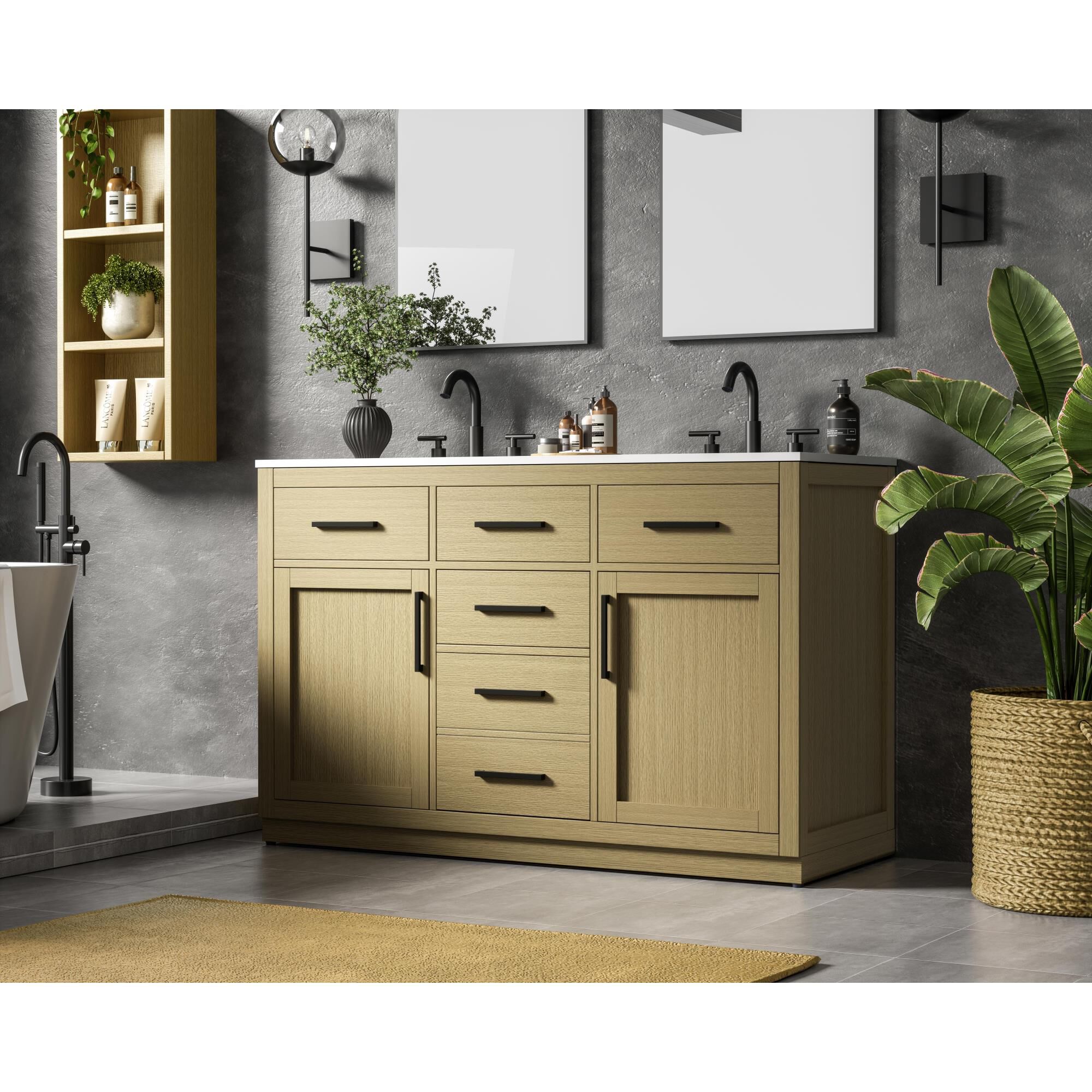 Alden 54 Inch Bath Vanity by Elegant Dcor