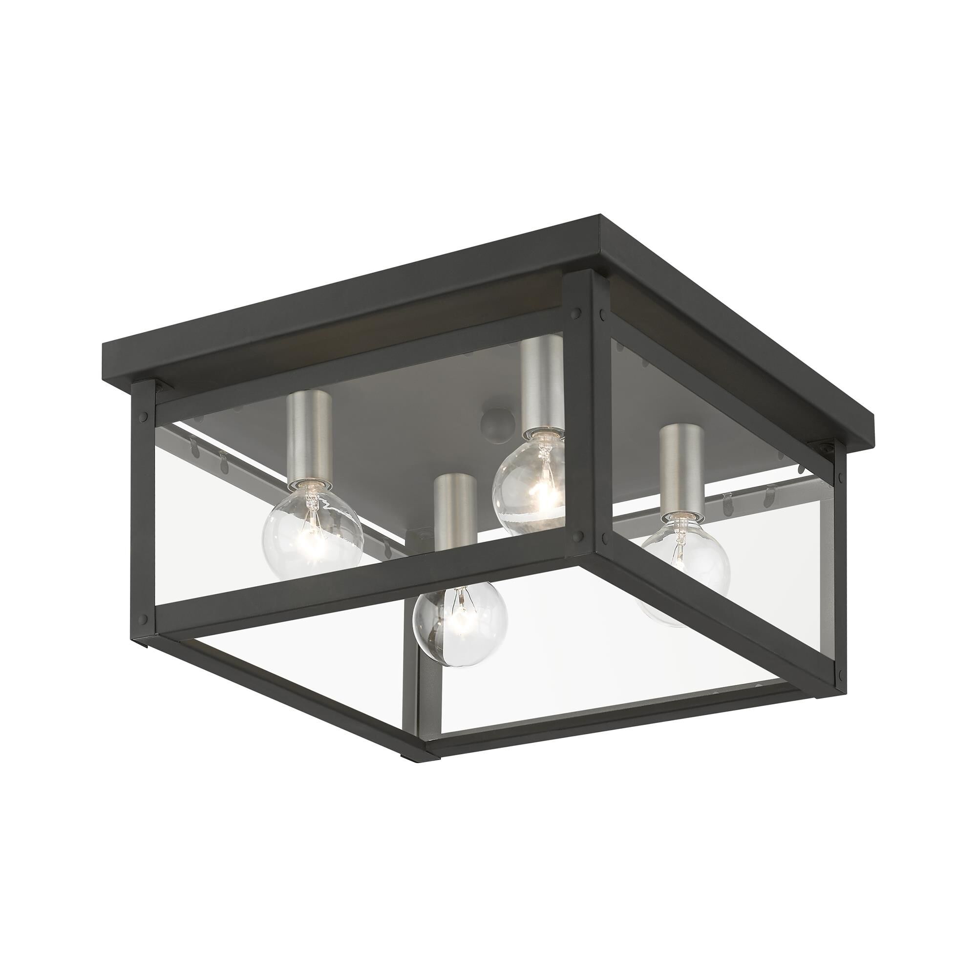 Milford 11 Inch 4 Light Flush Mount by Livex Lighting