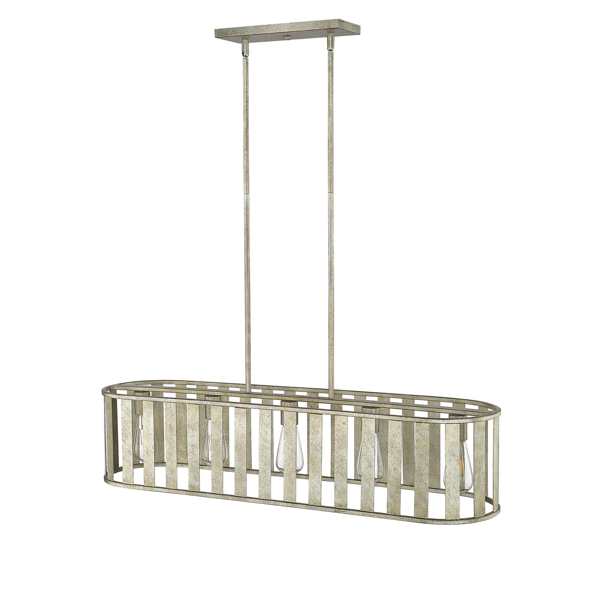 Shown in Antique Silver finish and Steel shade