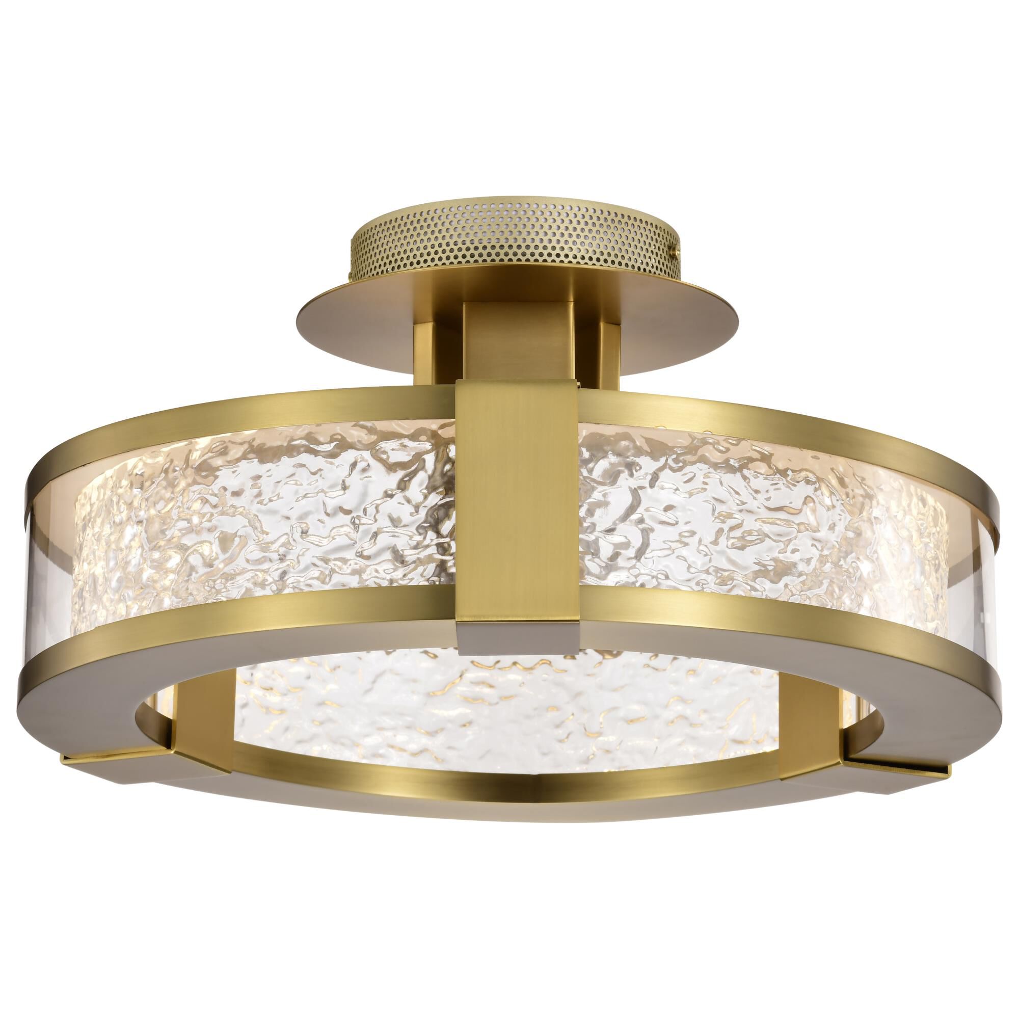 Darrow 14 Inch Semi Flush Mount by Nuvo Lighting