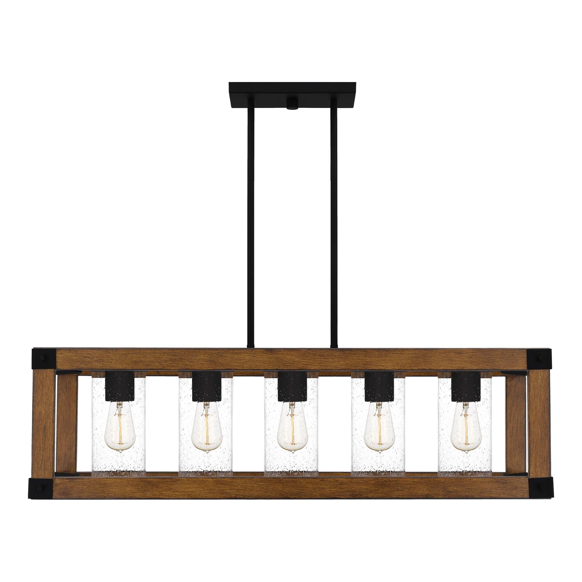 Rylan 36 Inch 5 Light Linear Suspension Light by Quoizel