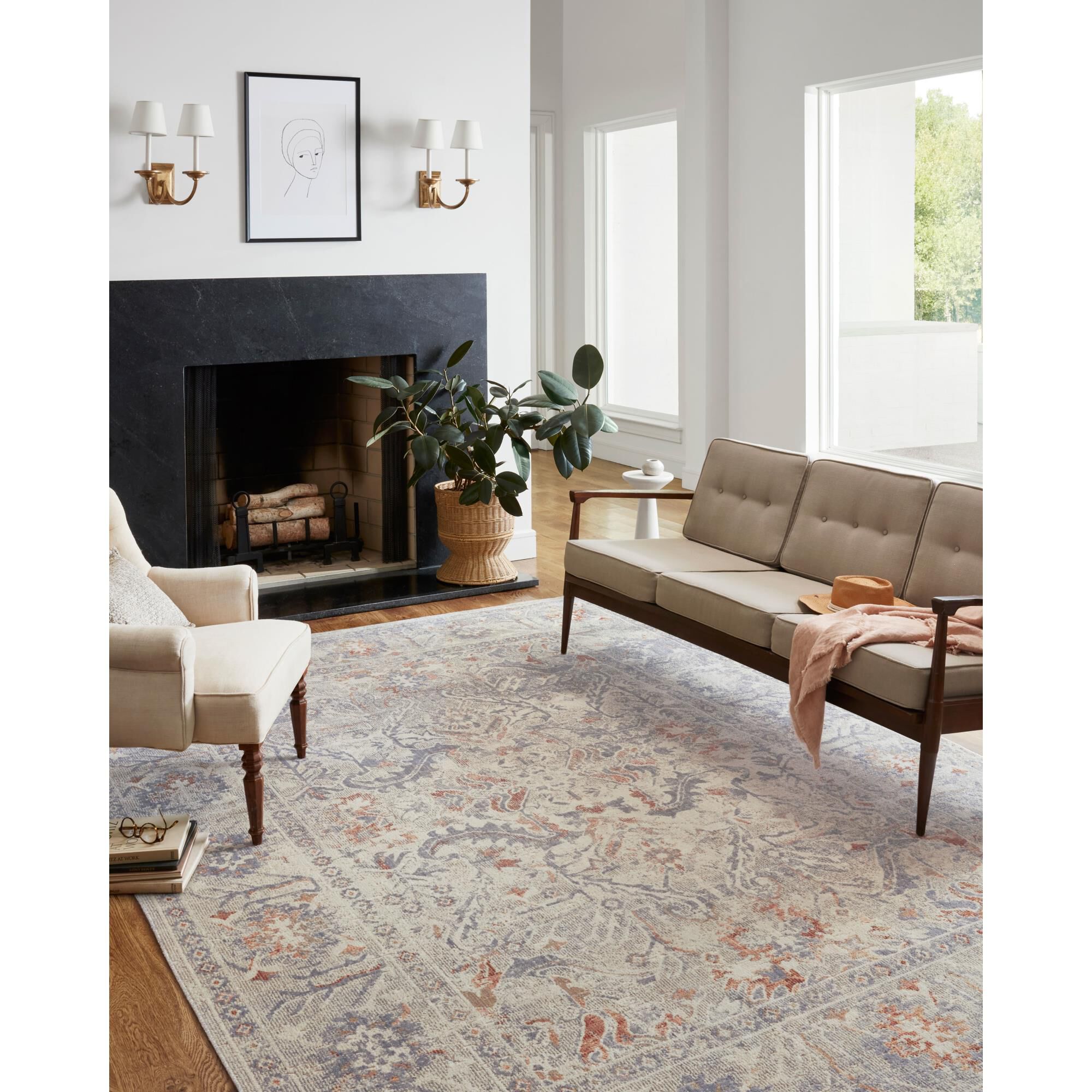 Chris Loves Julia x Loloi ROSEMARIE Area Rug by Loloi Rugs