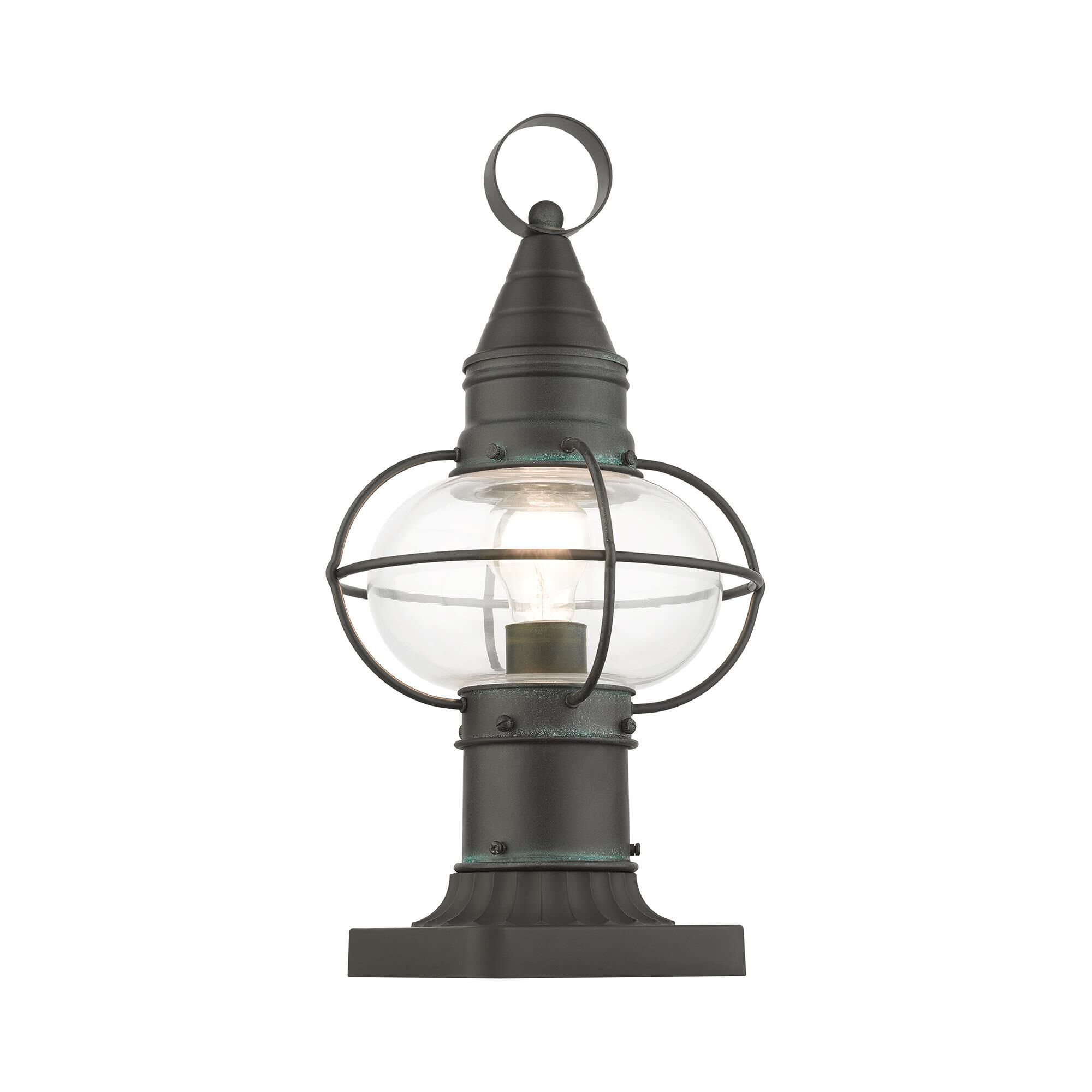 Livex Lighting Newburyport 15 Inch Tall Outdoor Post Lamp
