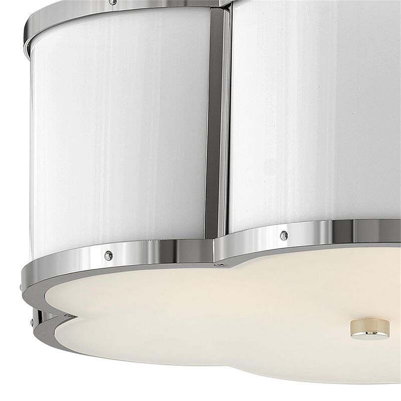 Chance 18 Inch 3 Light Semi Flush Mount by Hinkley