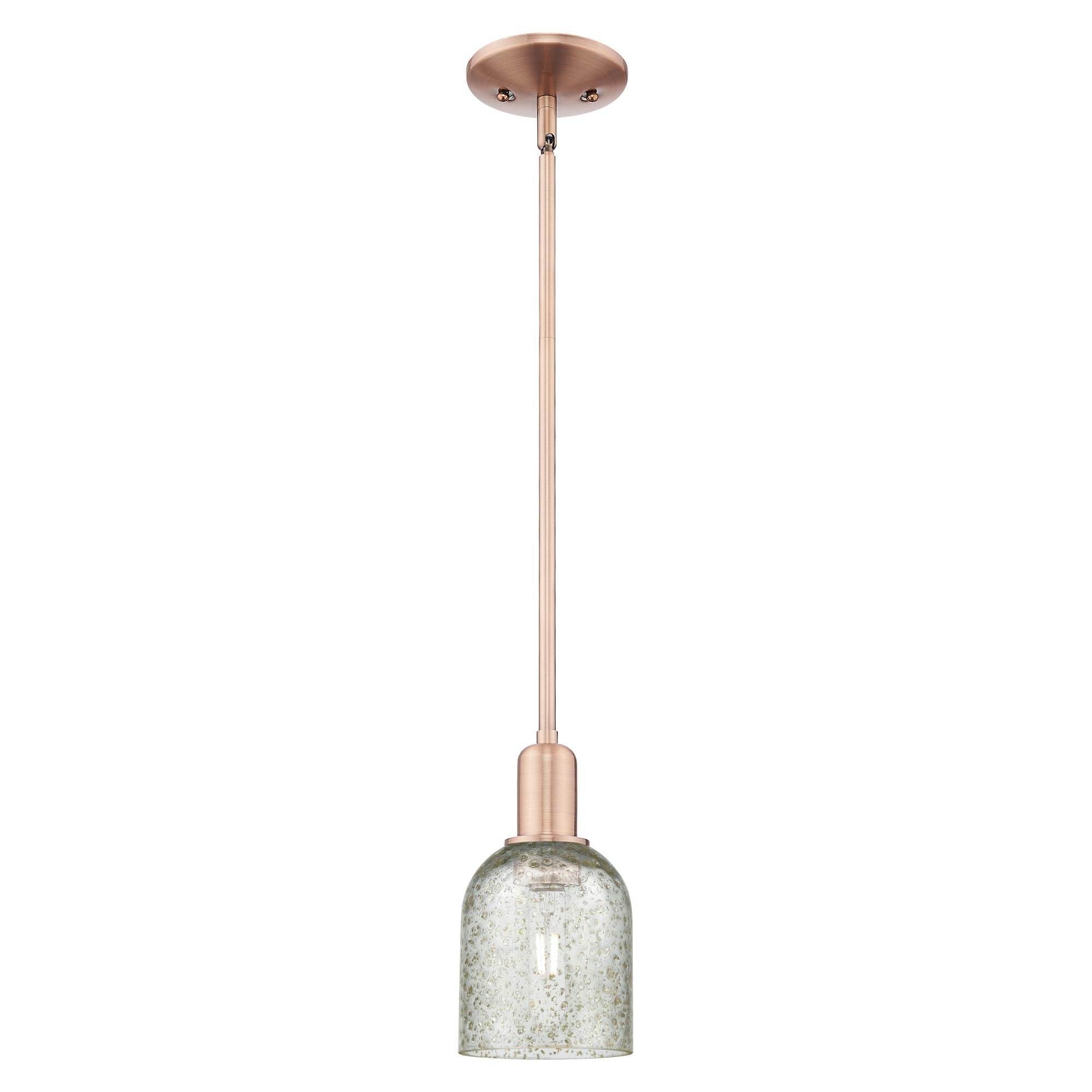 Shown in Antique Copper finish and Mica glass