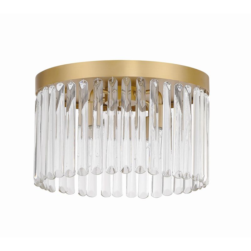 Emory 15 Inch 4 Light Flush Mount by Crystorama