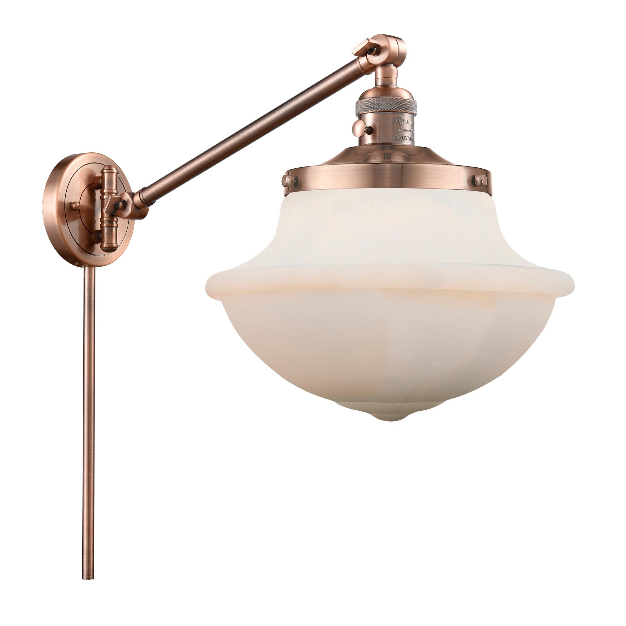Bruno Marashlian Oxford Wall Swing Lamp by Innovations Lighting