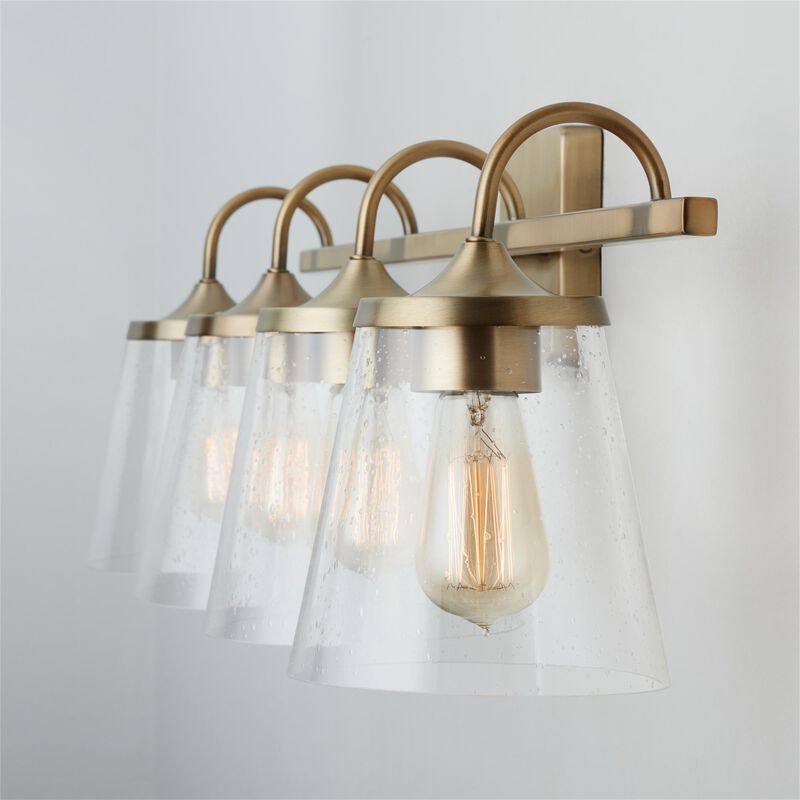 33 Inch 4 Light Bath Vanity Light by Capital Lighting Fixture Company