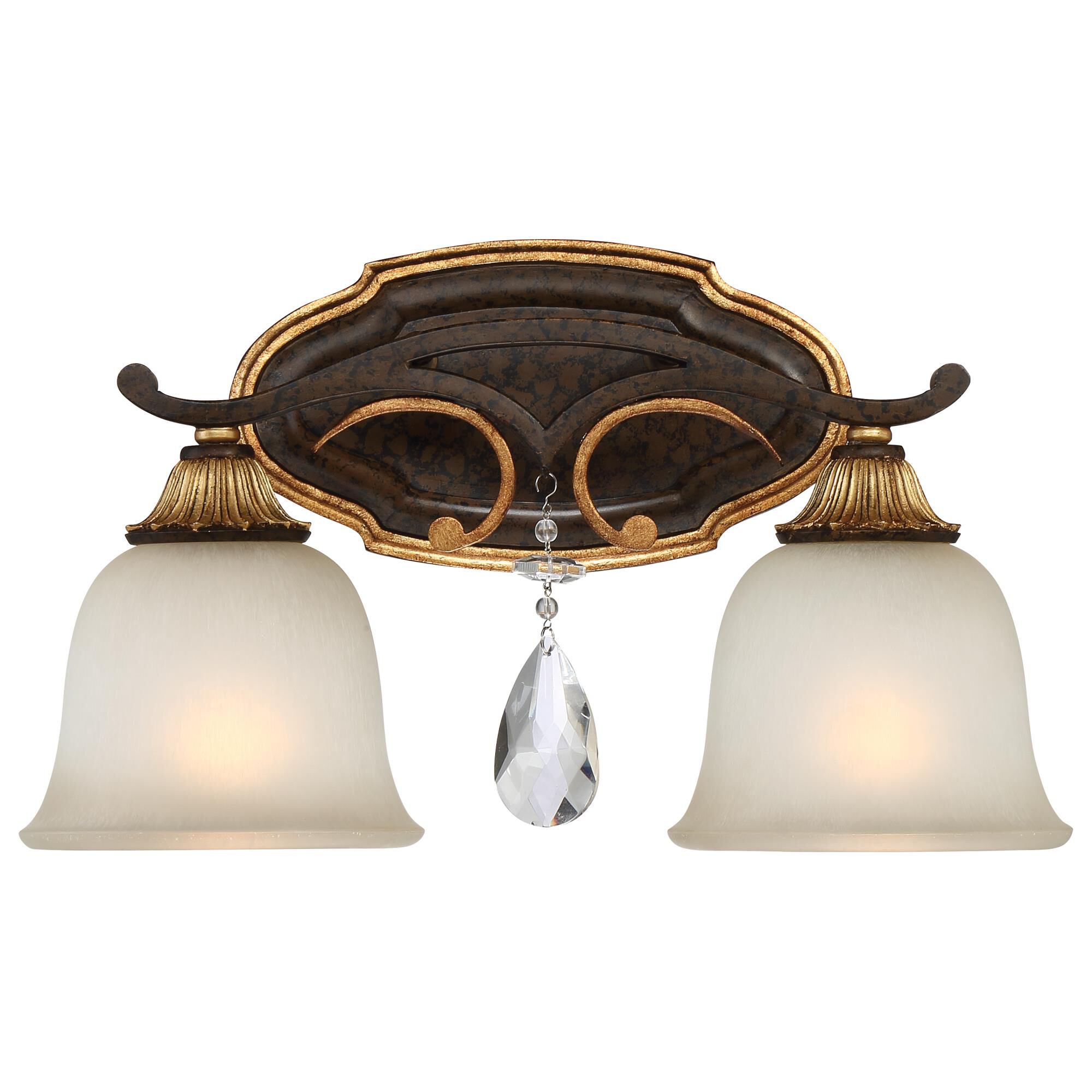 Chateau Nobles 16 Inch 2 Light Bath Vanity Light by Metropolitan Lighting