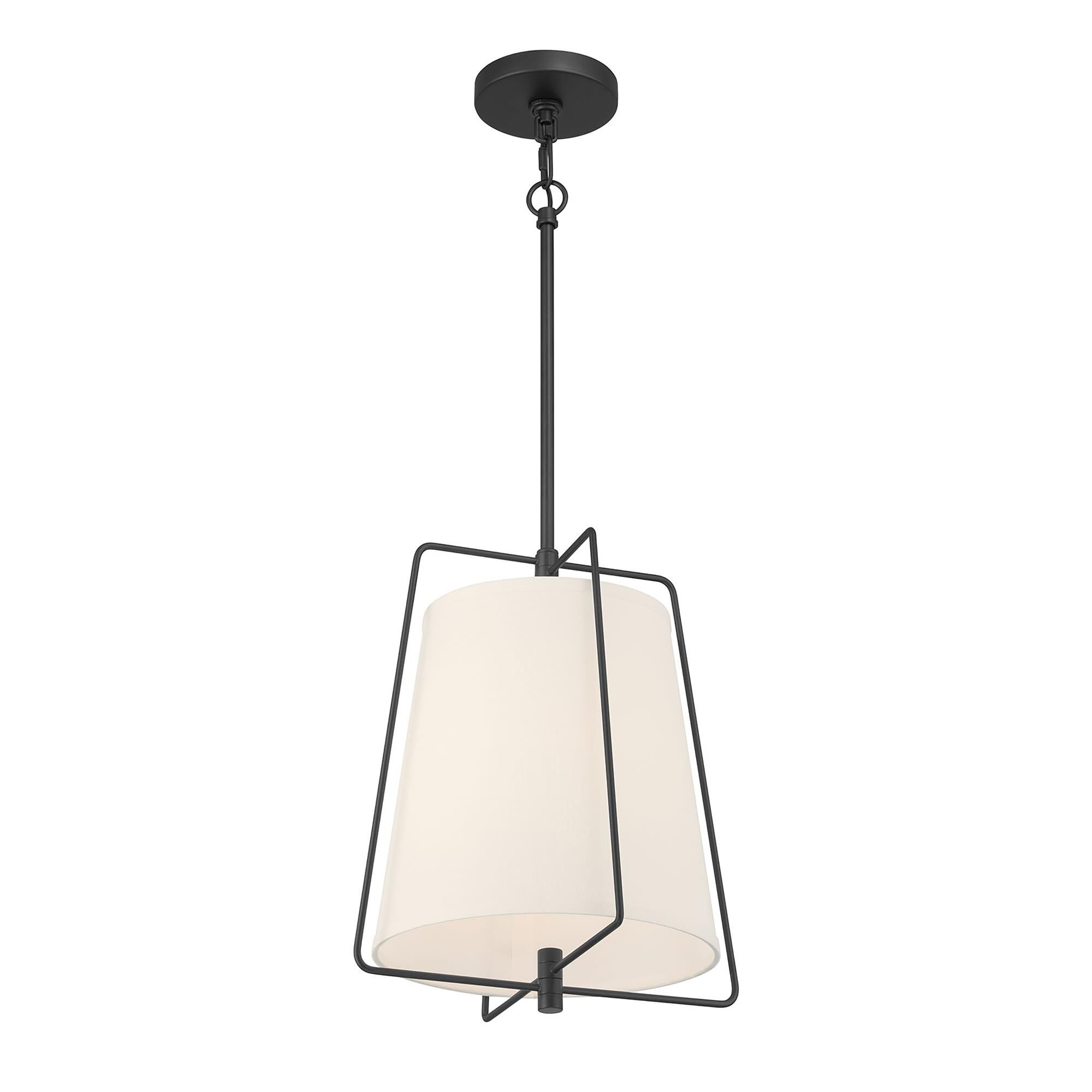 Shown in Matte Black finish and White glass
