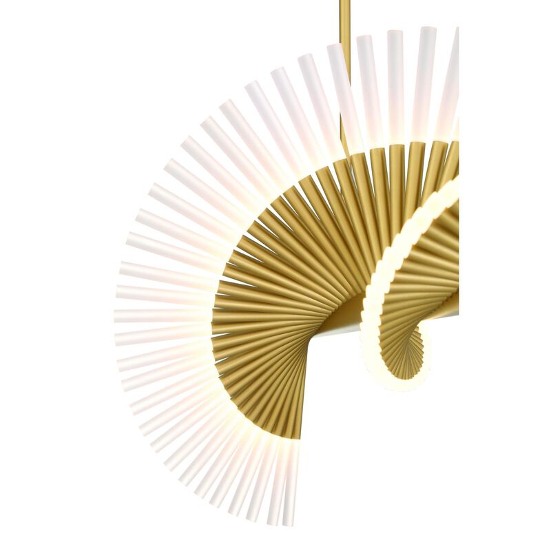 Voltik Small Linear Chandelier by Eurofase Lighting